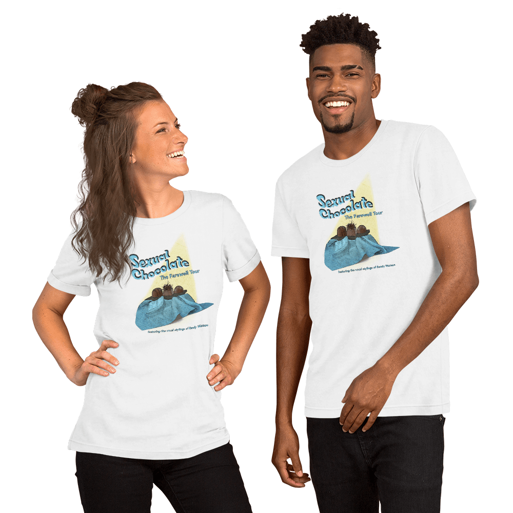 Sexual Chocolate Unisex t-shirt VAWDesigns