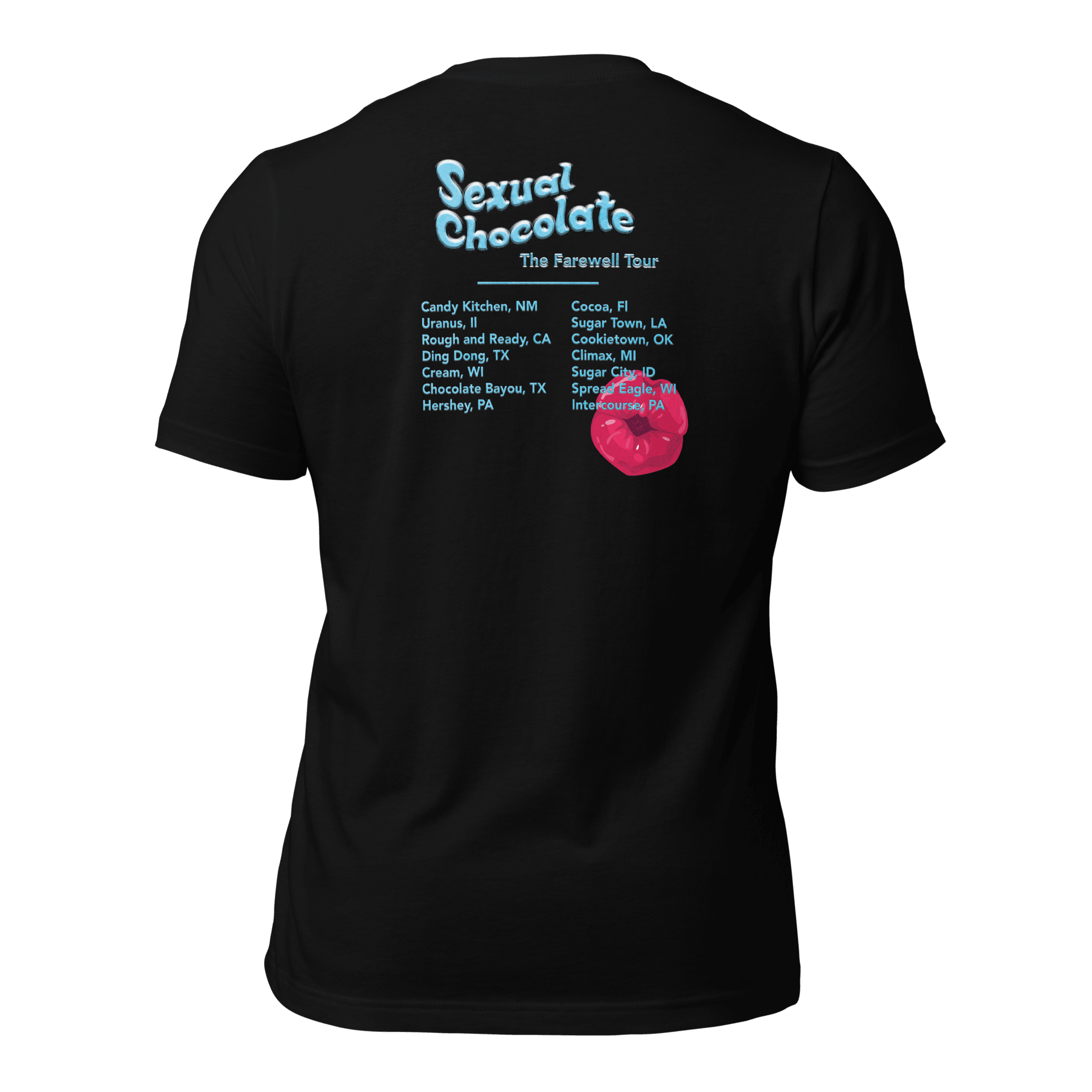 Sexual Chocolate Unisex t-shirt VAWDesigns