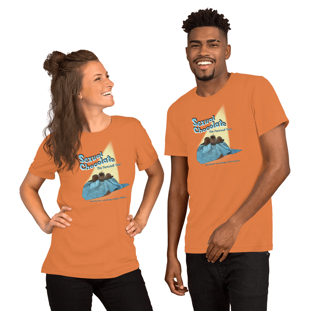 Sexual Chocolate Unisex t-shirt VAWDesigns