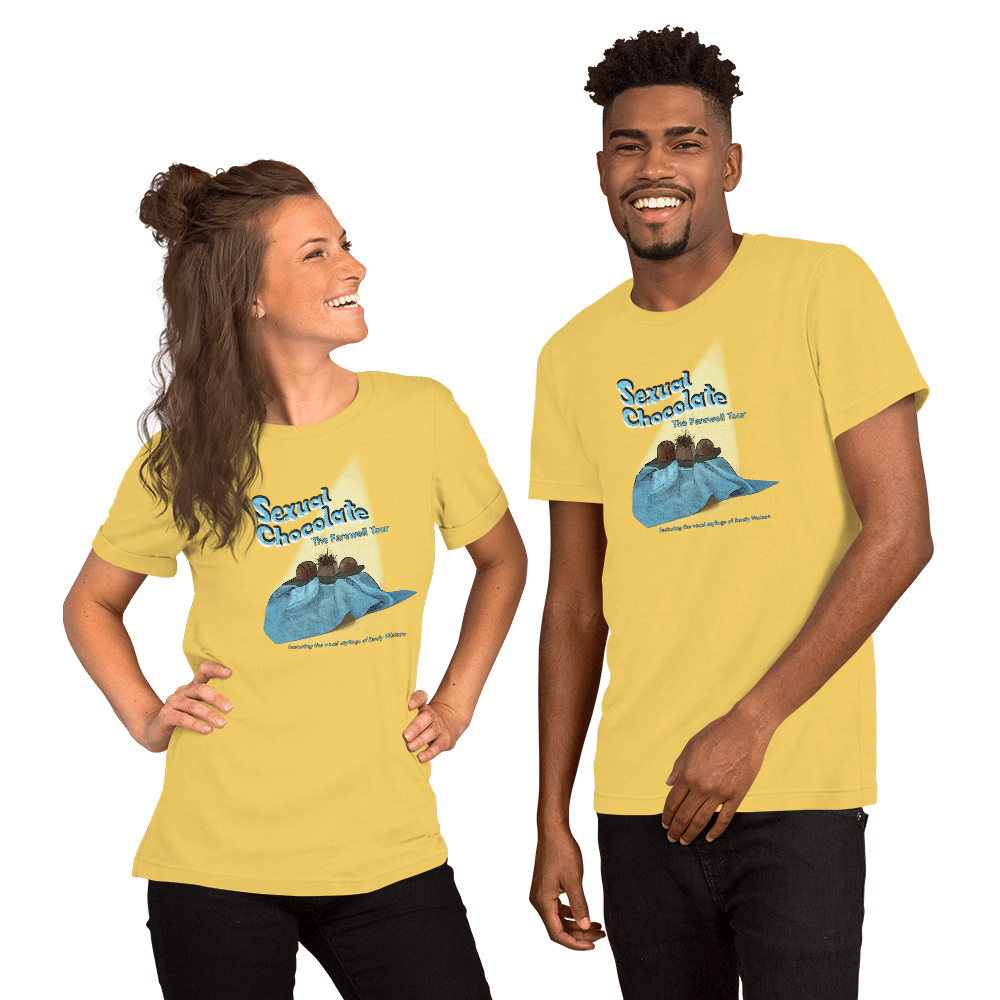 Sexual Chocolate Unisex t-shirt VAWDesigns