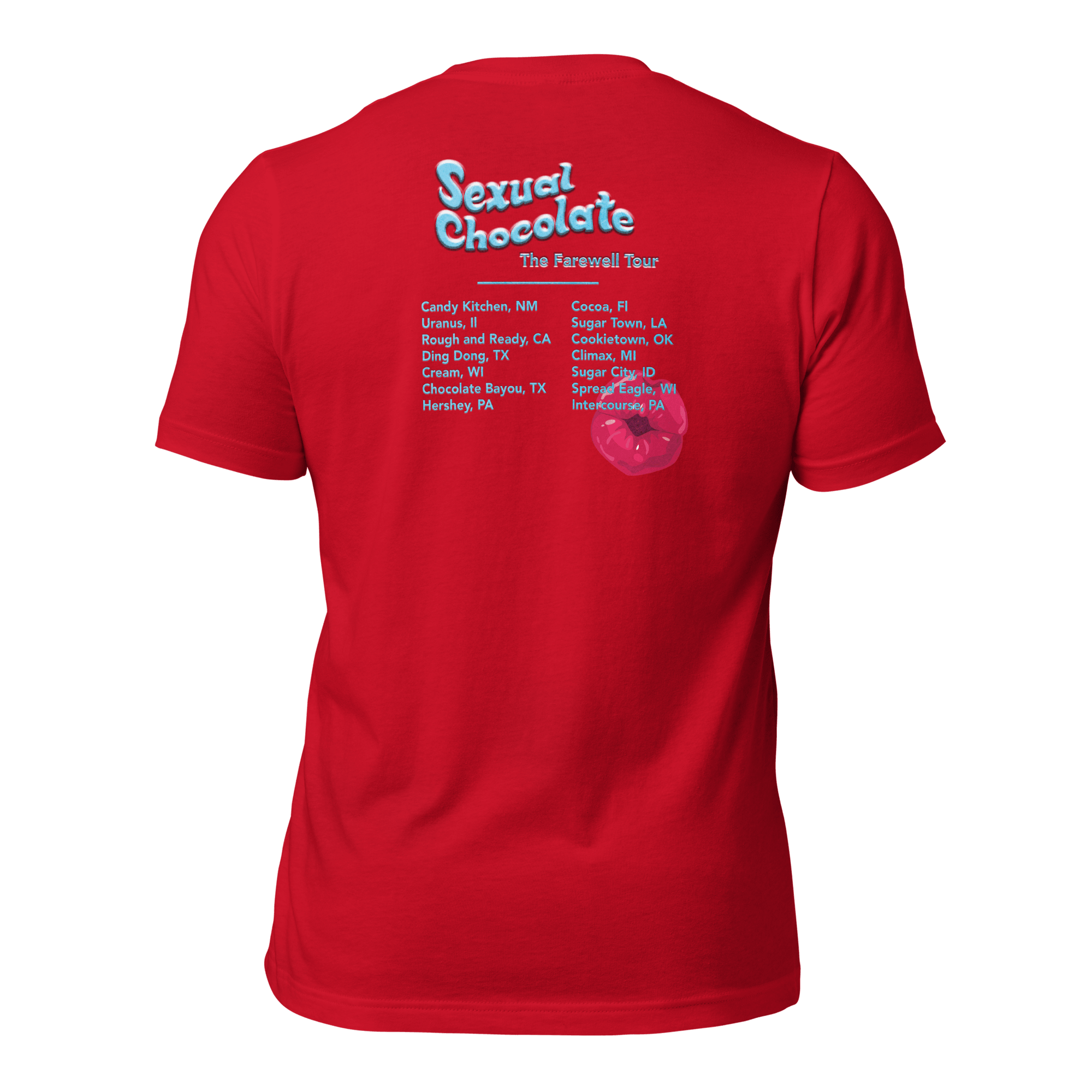 Sexual Chocolate Unisex t-shirt VAWDesigns