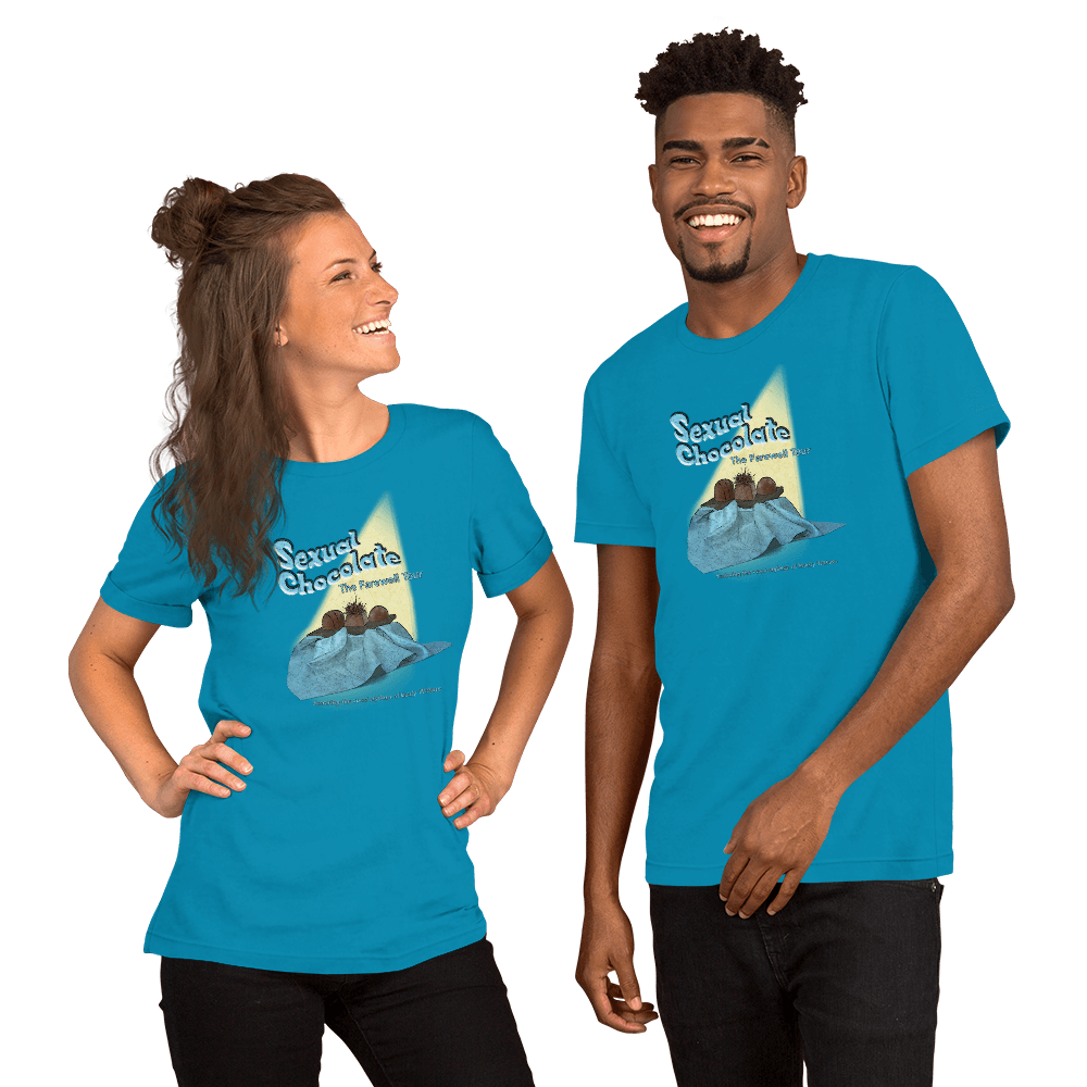 Sexual Chocolate Unisex t-shirt VAWDesigns