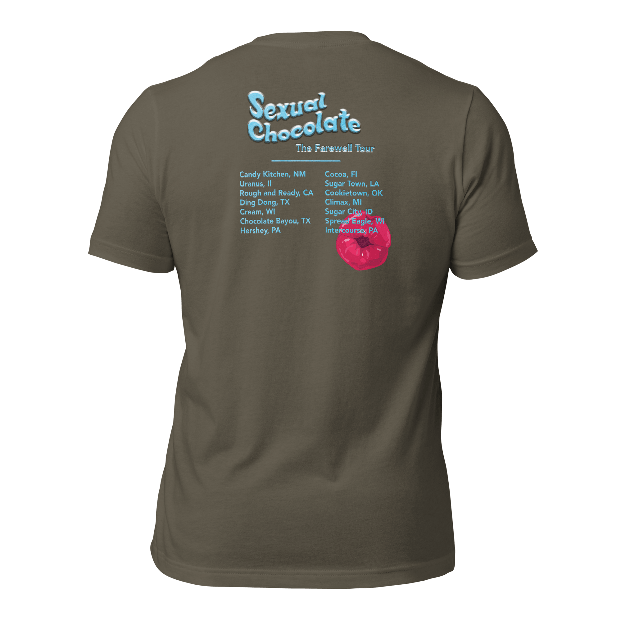 Sexual Chocolate Unisex t-shirt VAWDesigns