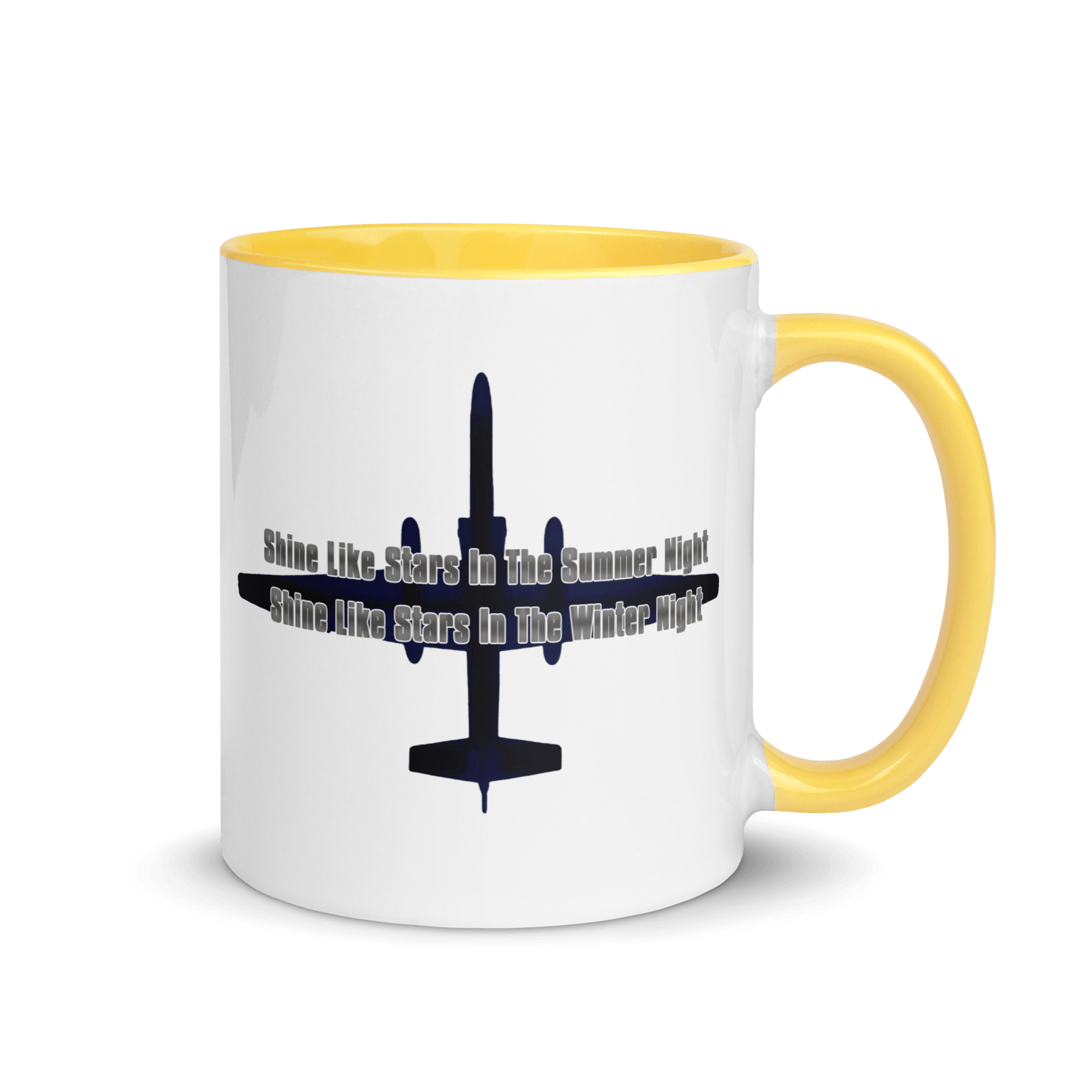 Shine Like Stars Mug with Color Inside VAWDesigns