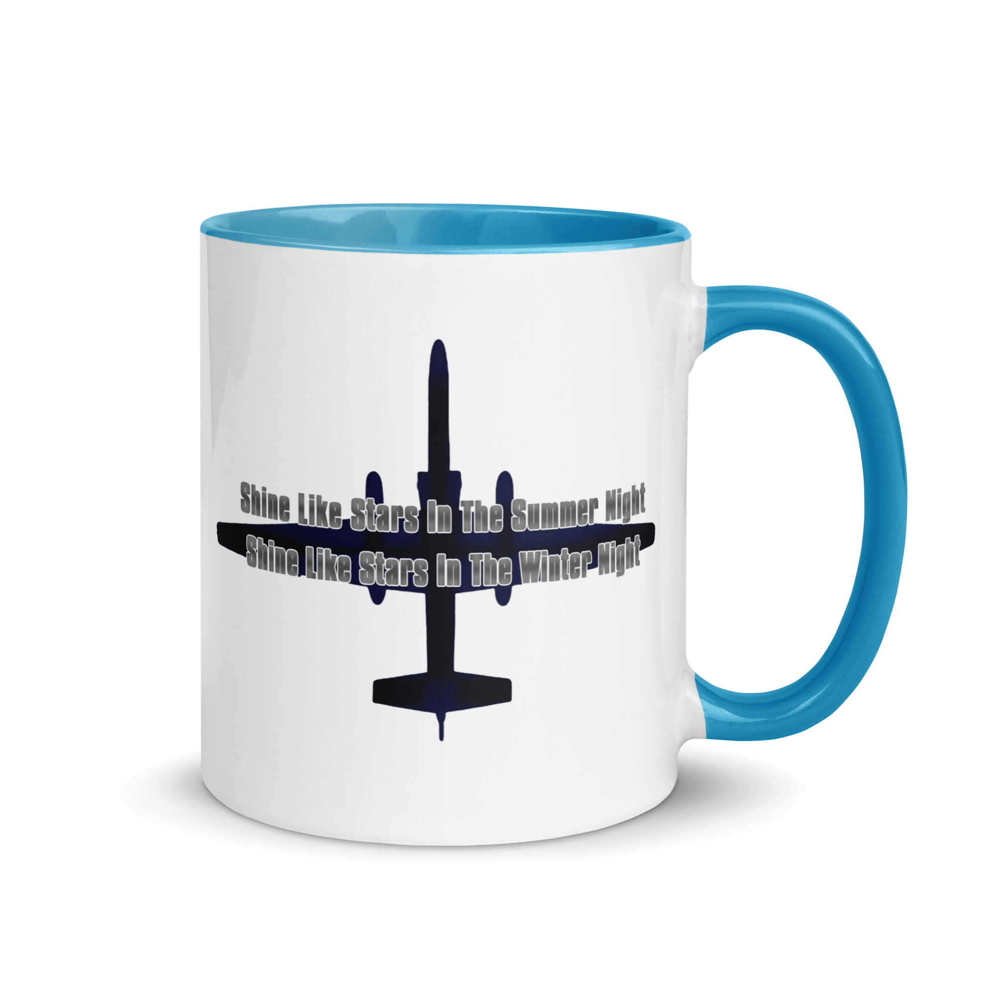 Shine Like Stars Mug with Color Inside VAWDesigns