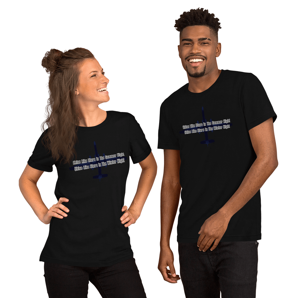 Shine Like Stars Unisex t-shirt VAWDesigns