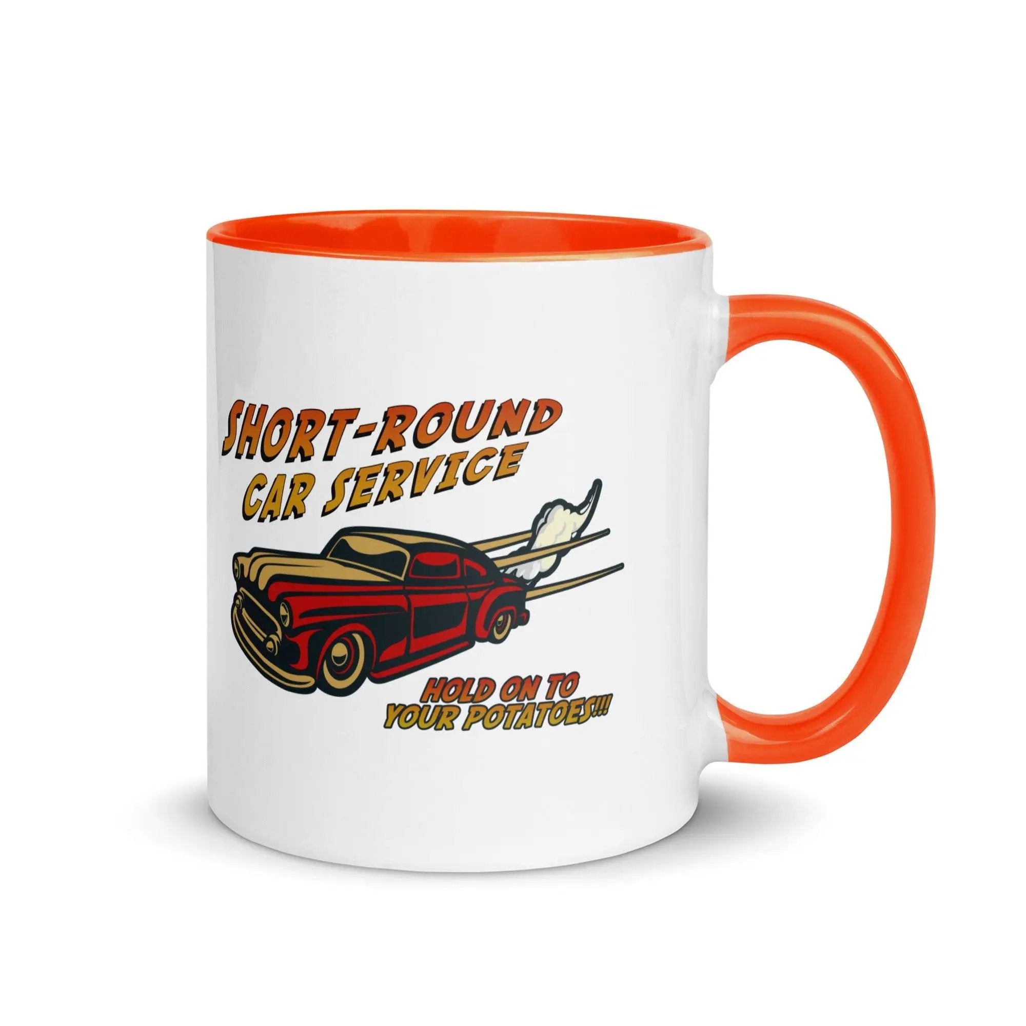 Short-Round Car Service Mug with Color Inside