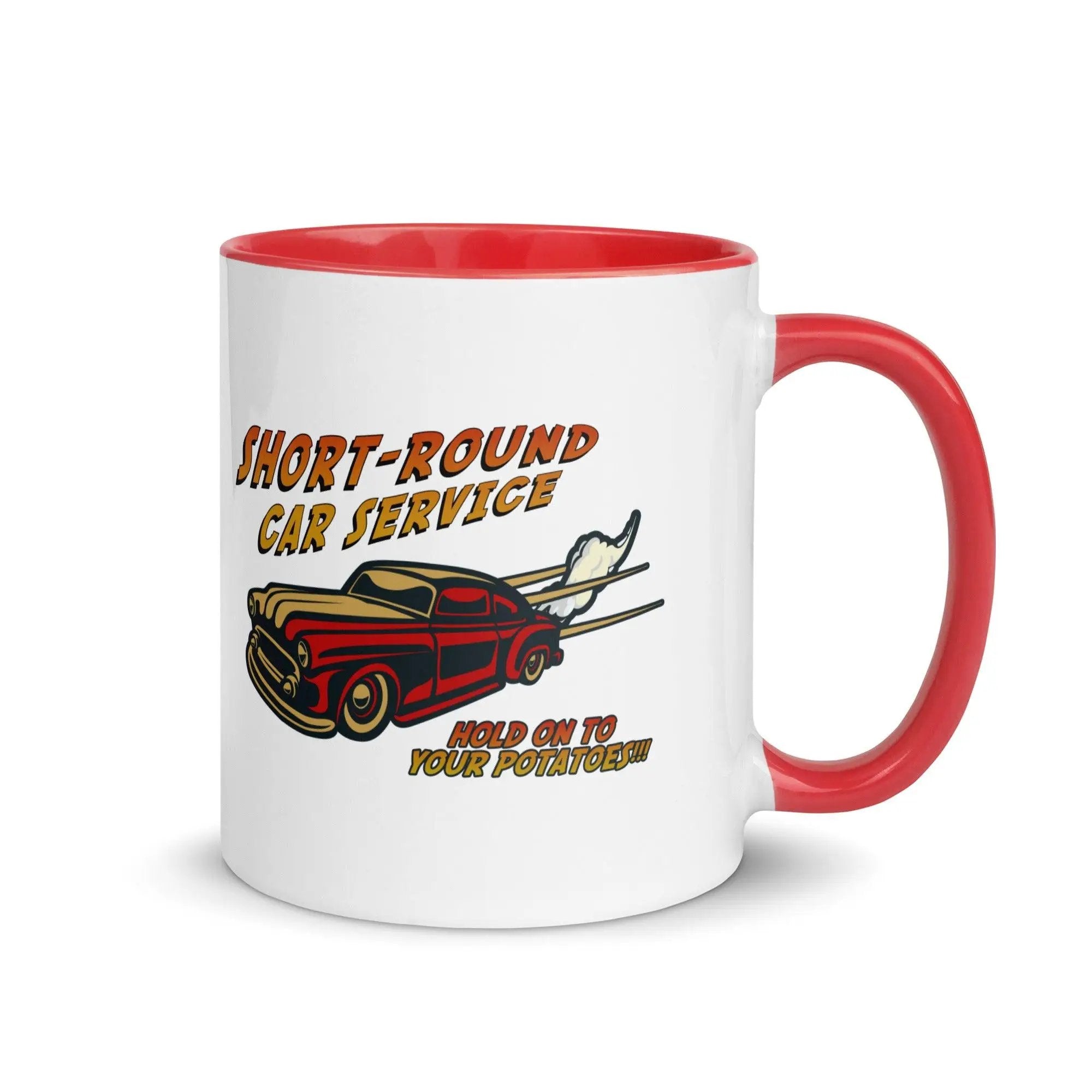 Short-Round Car Service Mug with Color Inside