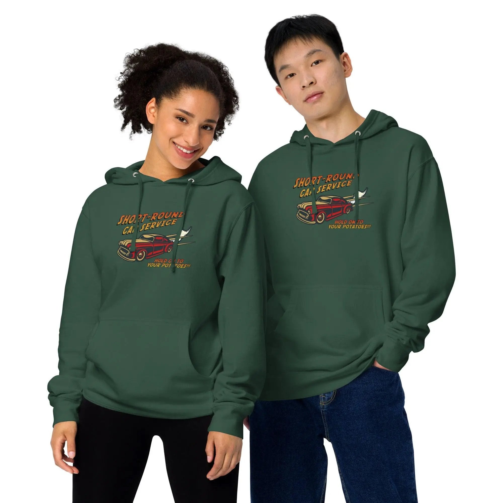 Short-Round Car Service Unisex midweight hoodie VAWDesigns