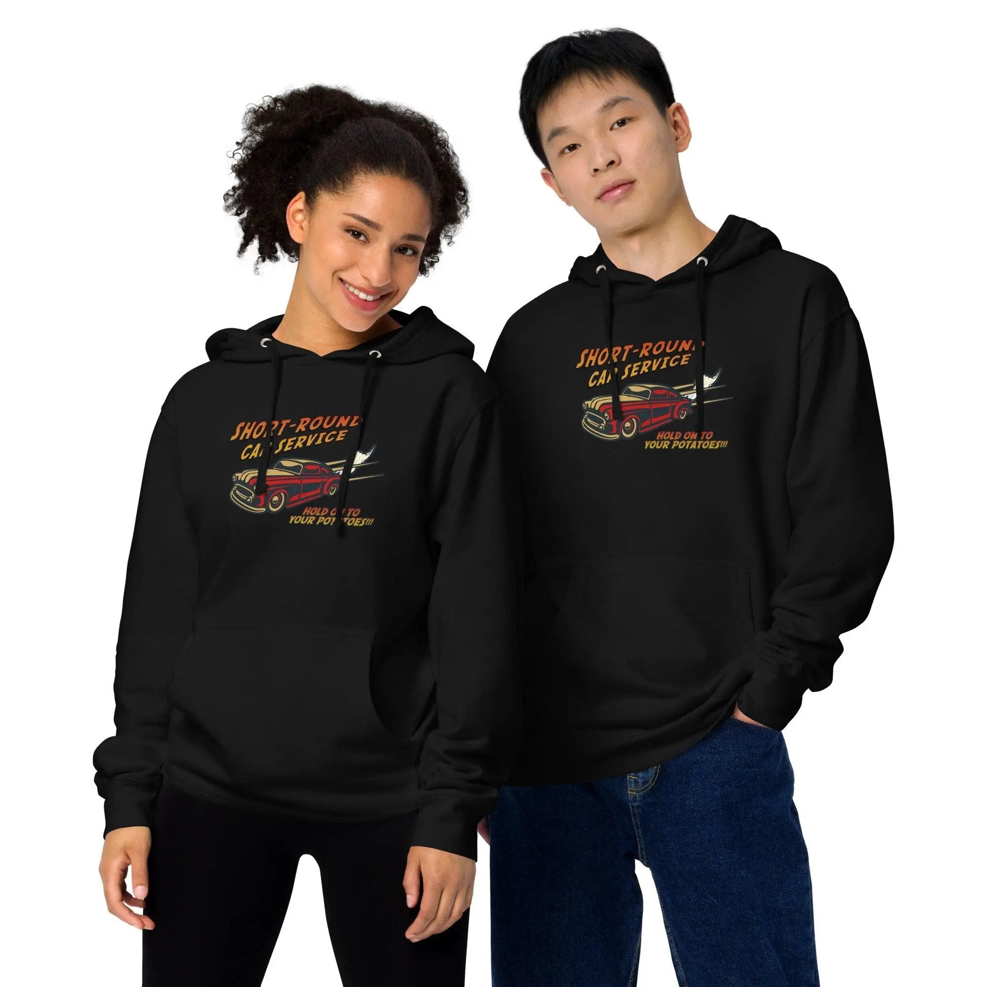 Short-Round Car Service Unisex midweight hoodie VAWDesigns
