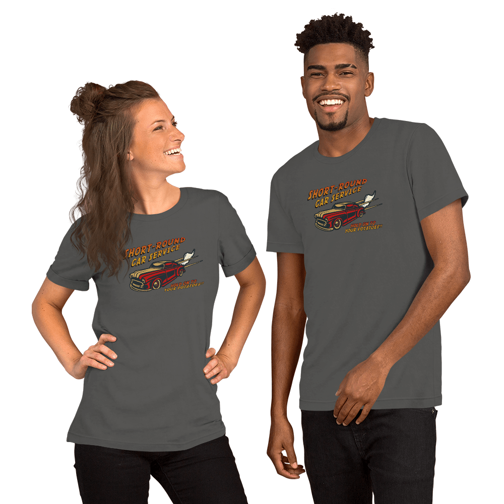 Short-Round Car Service Unisex t-shirt VAWDesigns
