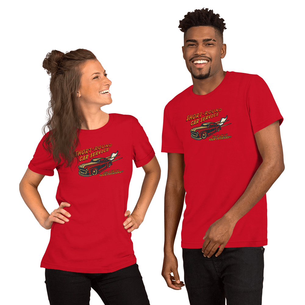 Short-Round Car Service Unisex t-shirt VAWDesigns
