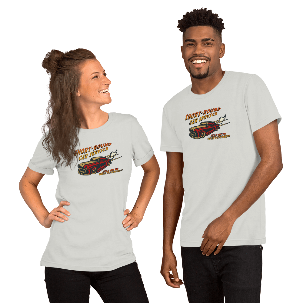 Short-Round Car Service Unisex t-shirt VAWDesigns