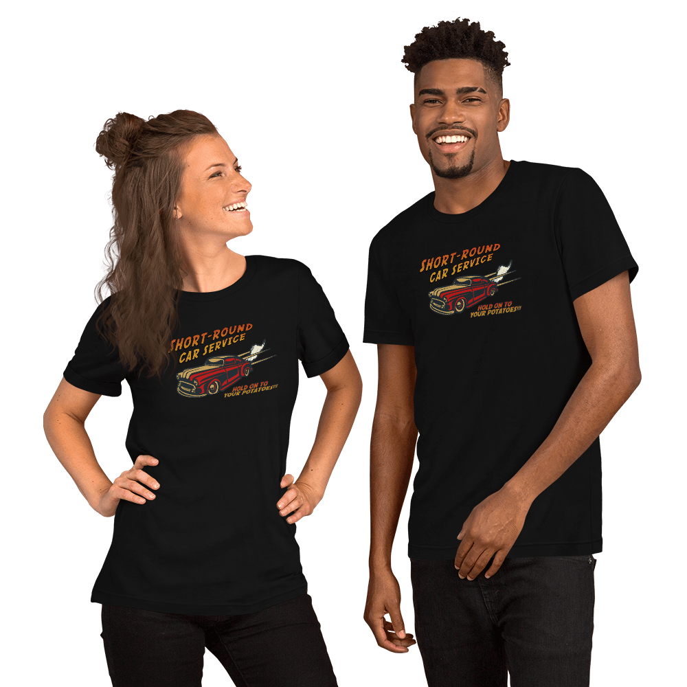 Short-Round Car Service Unisex t-shirt VAWDesigns