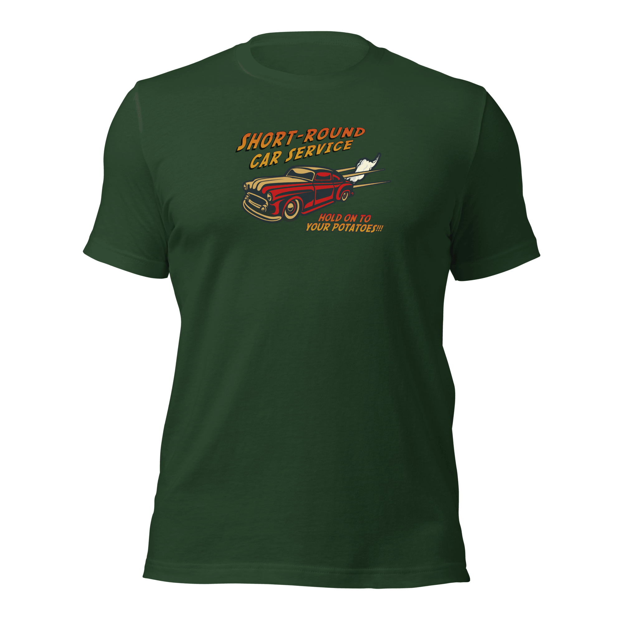 Short-Round Car Service Unisex t-shirt VAWDesigns