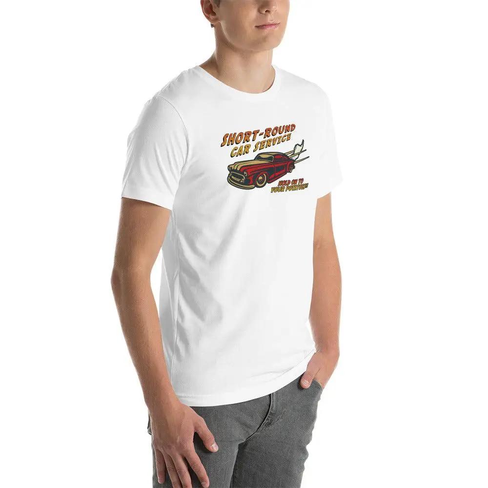 Short-Round Car Service Unisex t-shirt VAWDesigns