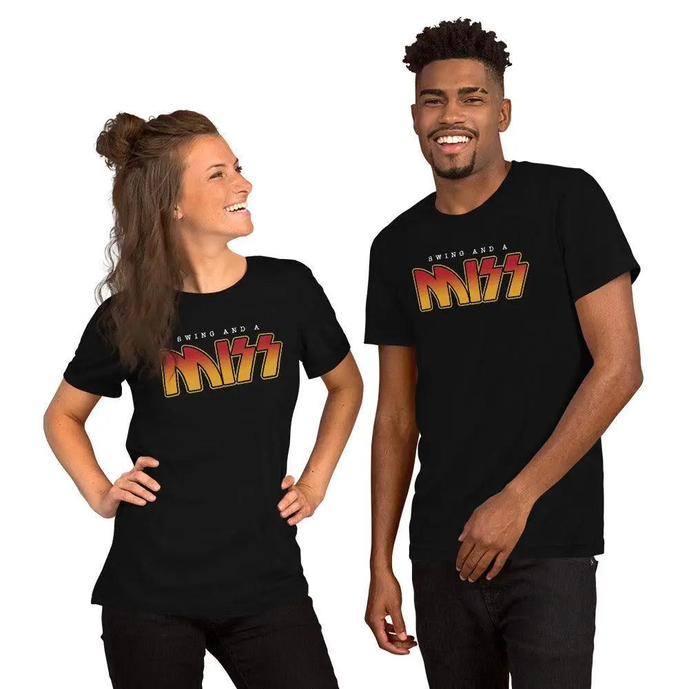Swing and a Miss Unisex t-shirt VAWDesigns