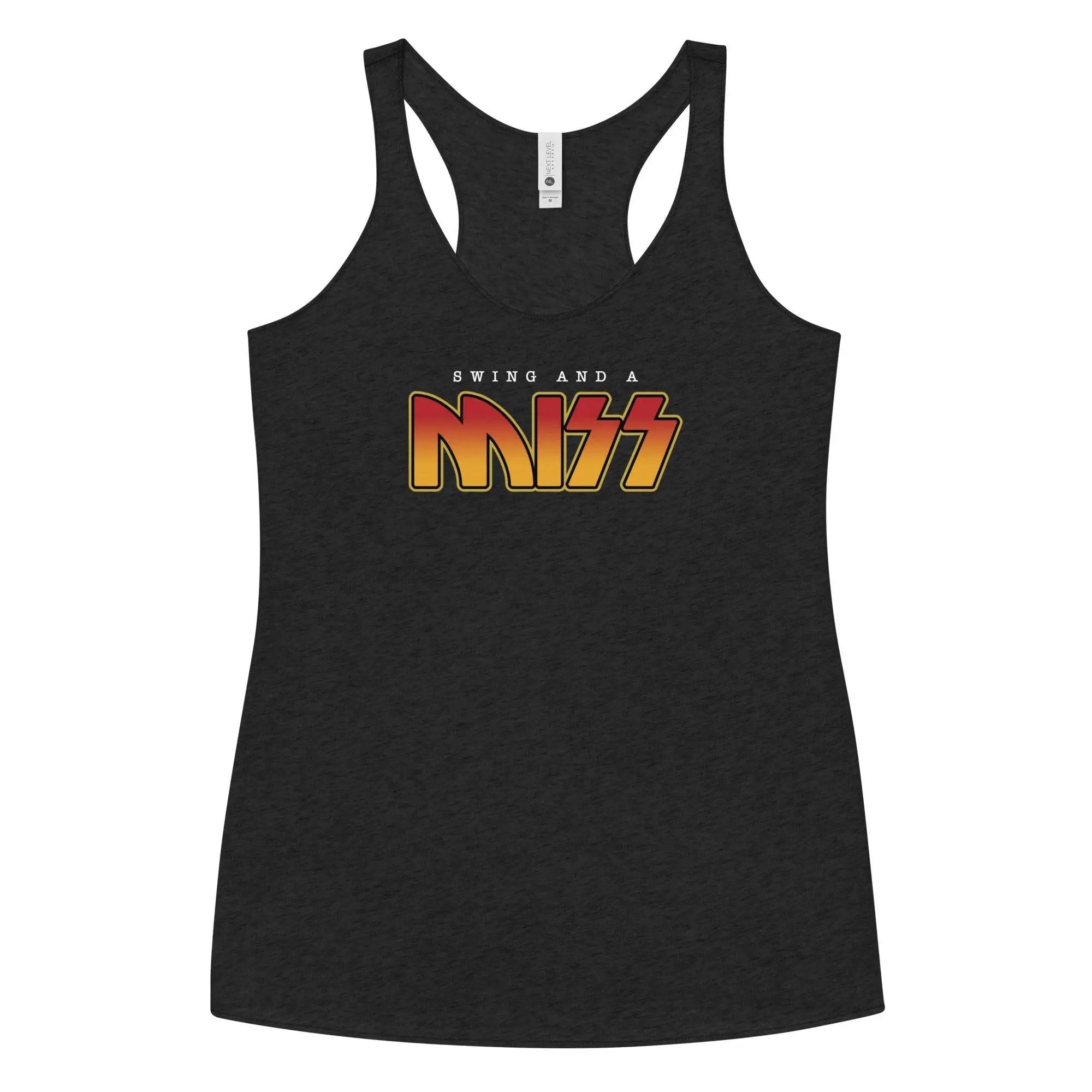 Swing and a Miss Women's Racerback Tank VAWDesigns
