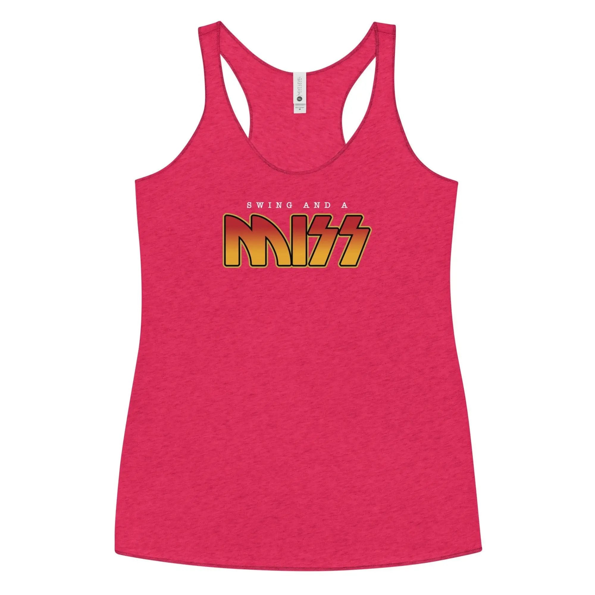 Swing and a Miss Women's Racerback Tank VAWDesigns