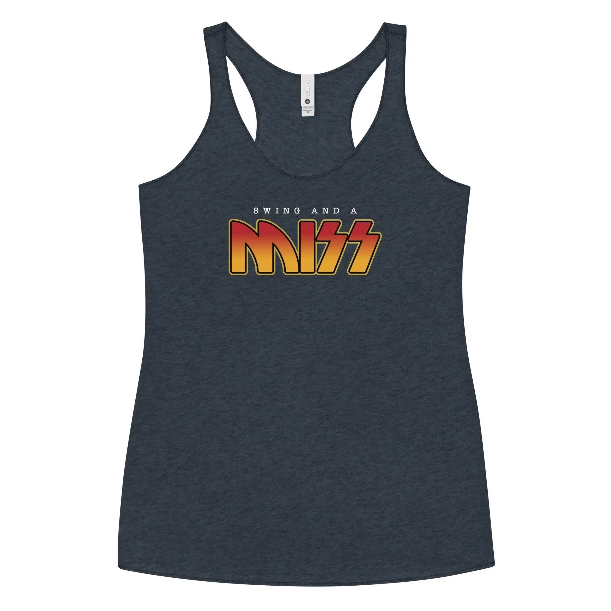 Swing and a Miss Women's Racerback Tank VAWDesigns