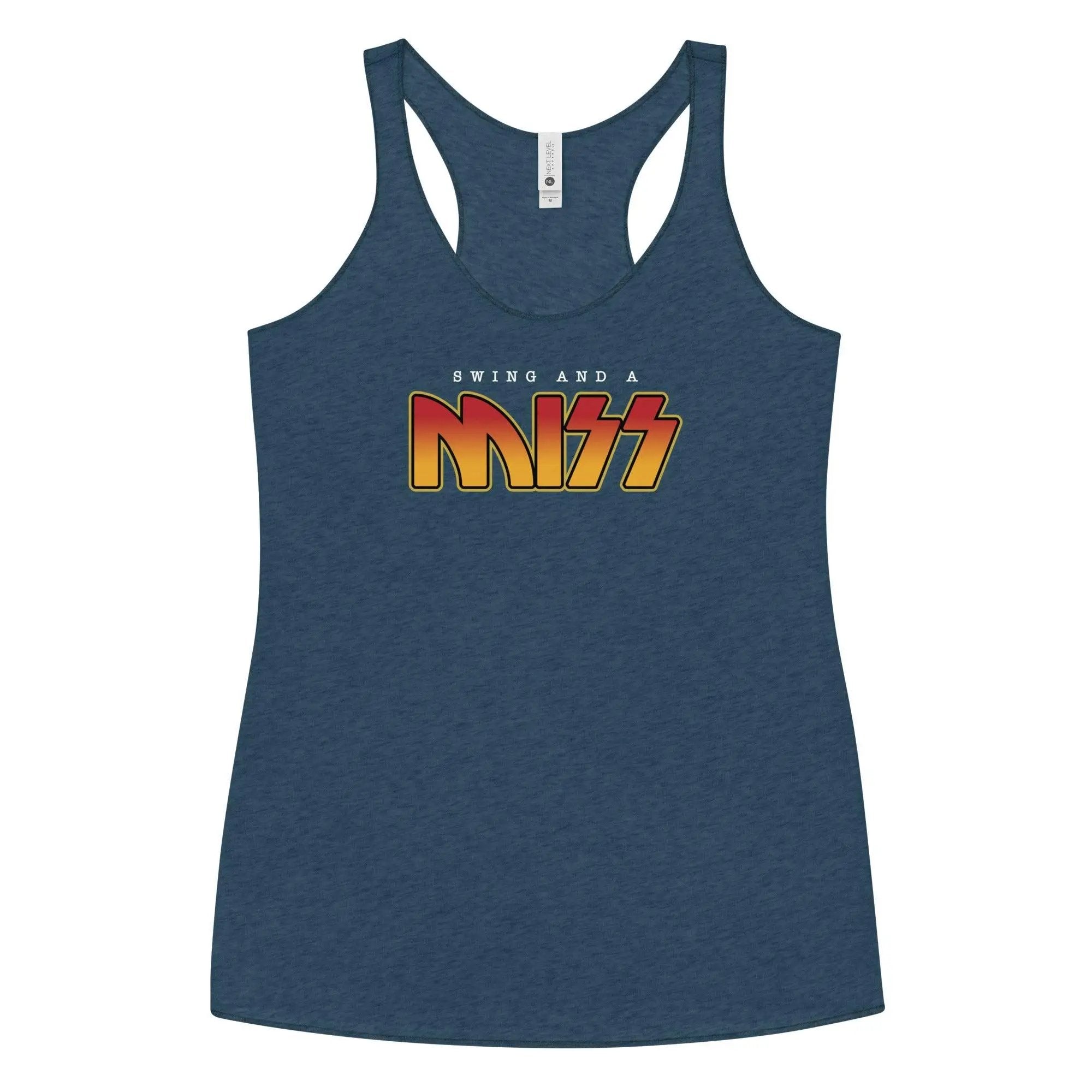 Swing and a Miss Women's Racerback Tank VAWDesigns