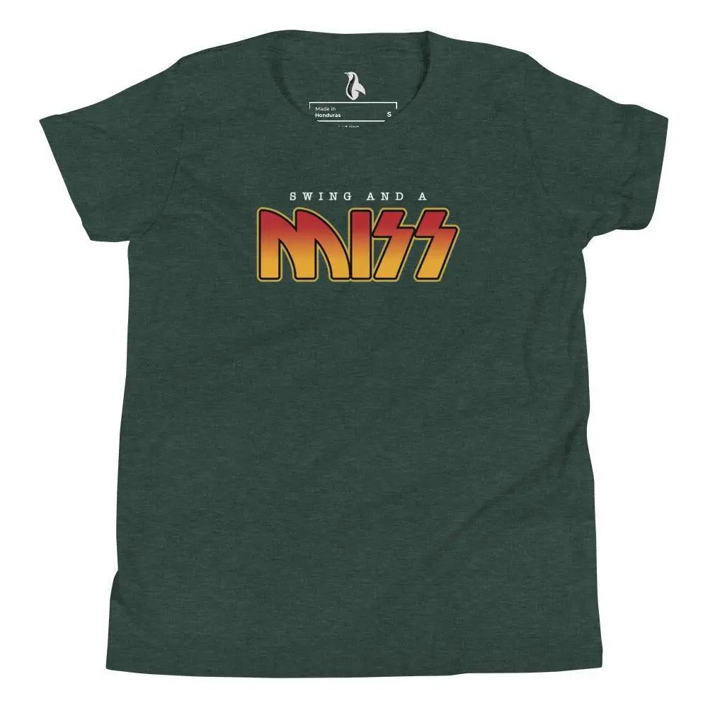 Swing and a Miss Youth Short Sleeve T-Shirt VAWDesigns