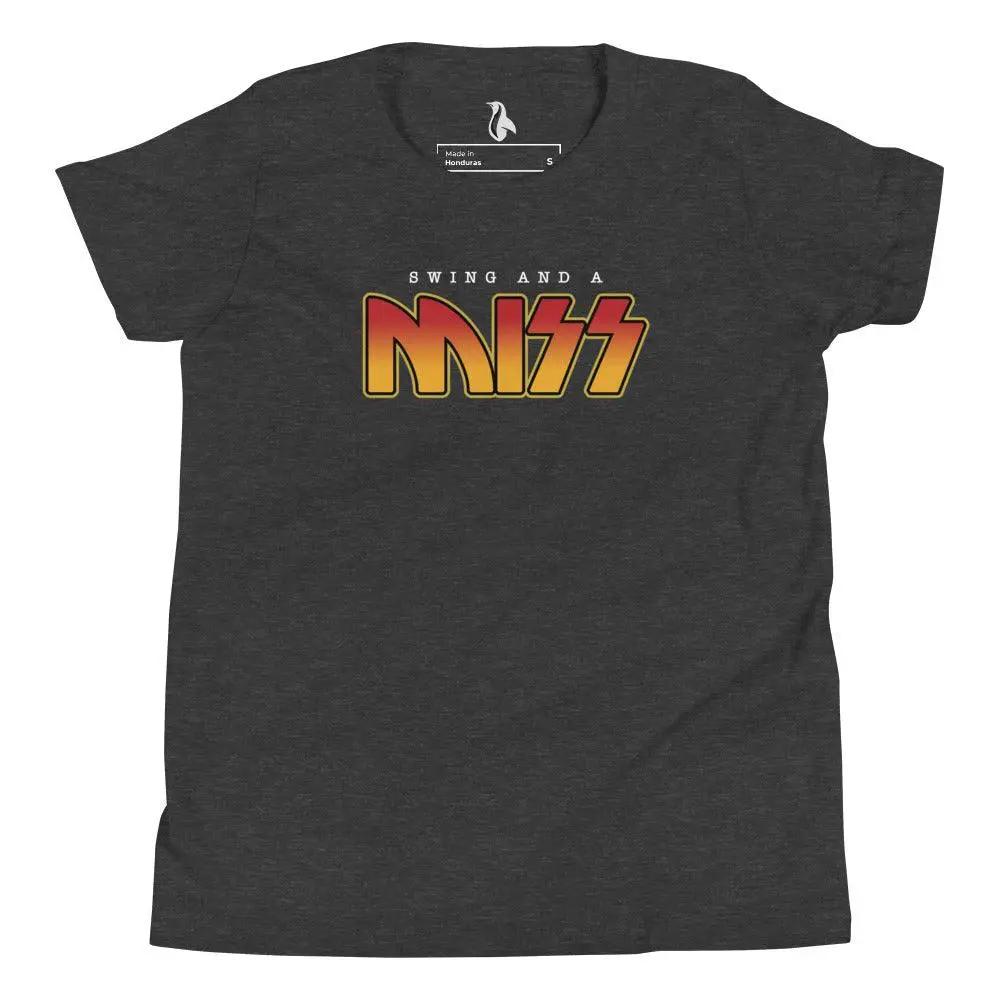 Swing and a Miss Youth Short Sleeve T-Shirt VAWDesigns