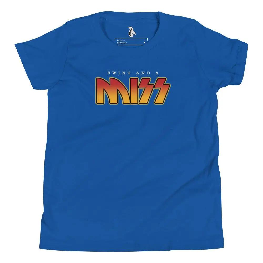 Swing and a Miss Youth Short Sleeve T-Shirt VAWDesigns