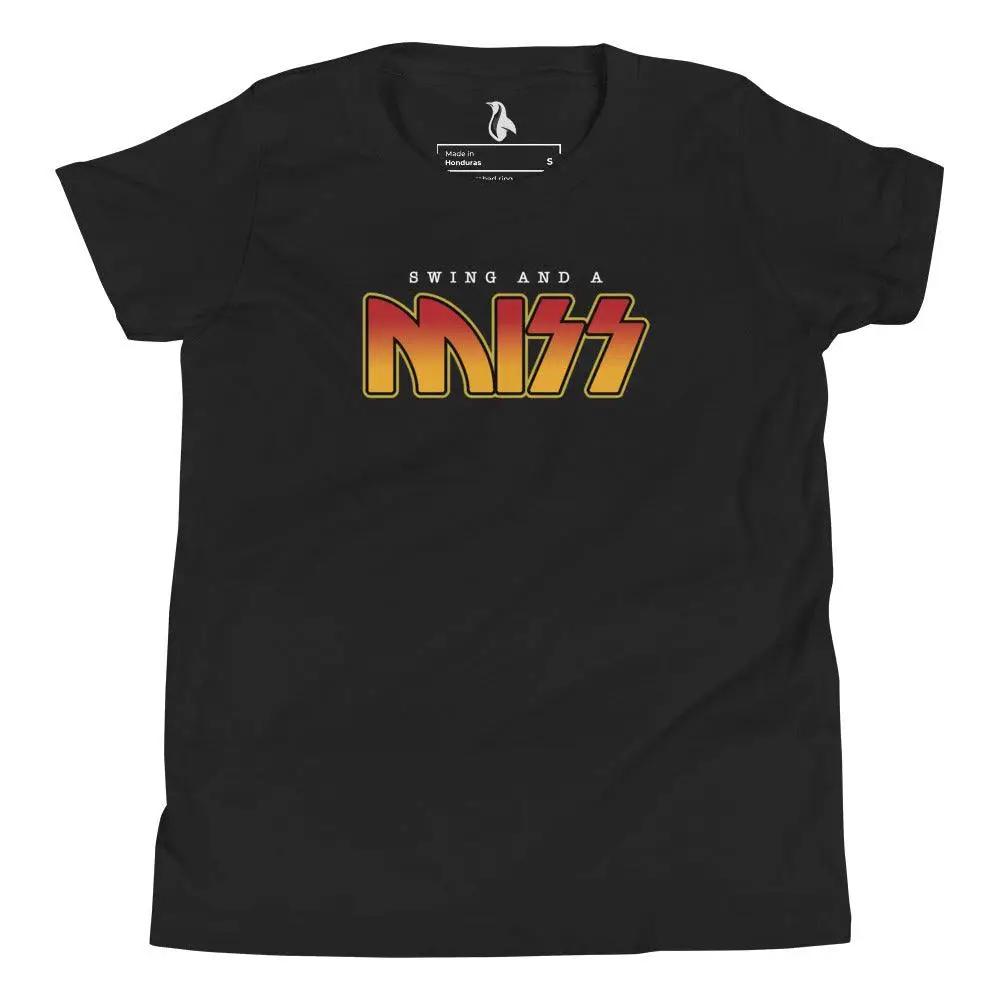 Swing and a Miss Youth Short Sleeve T-Shirt VAWDesigns