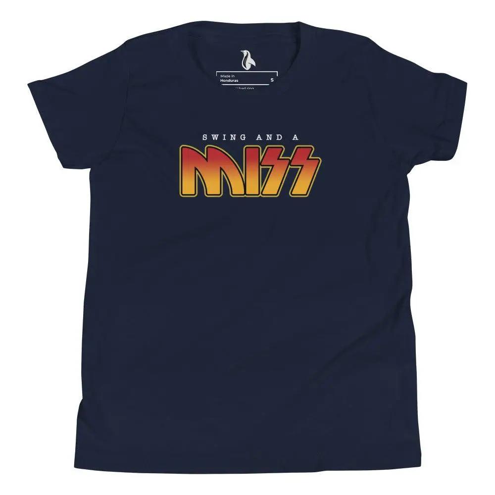 Swing and a Miss Youth Short Sleeve T-Shirt VAWDesigns