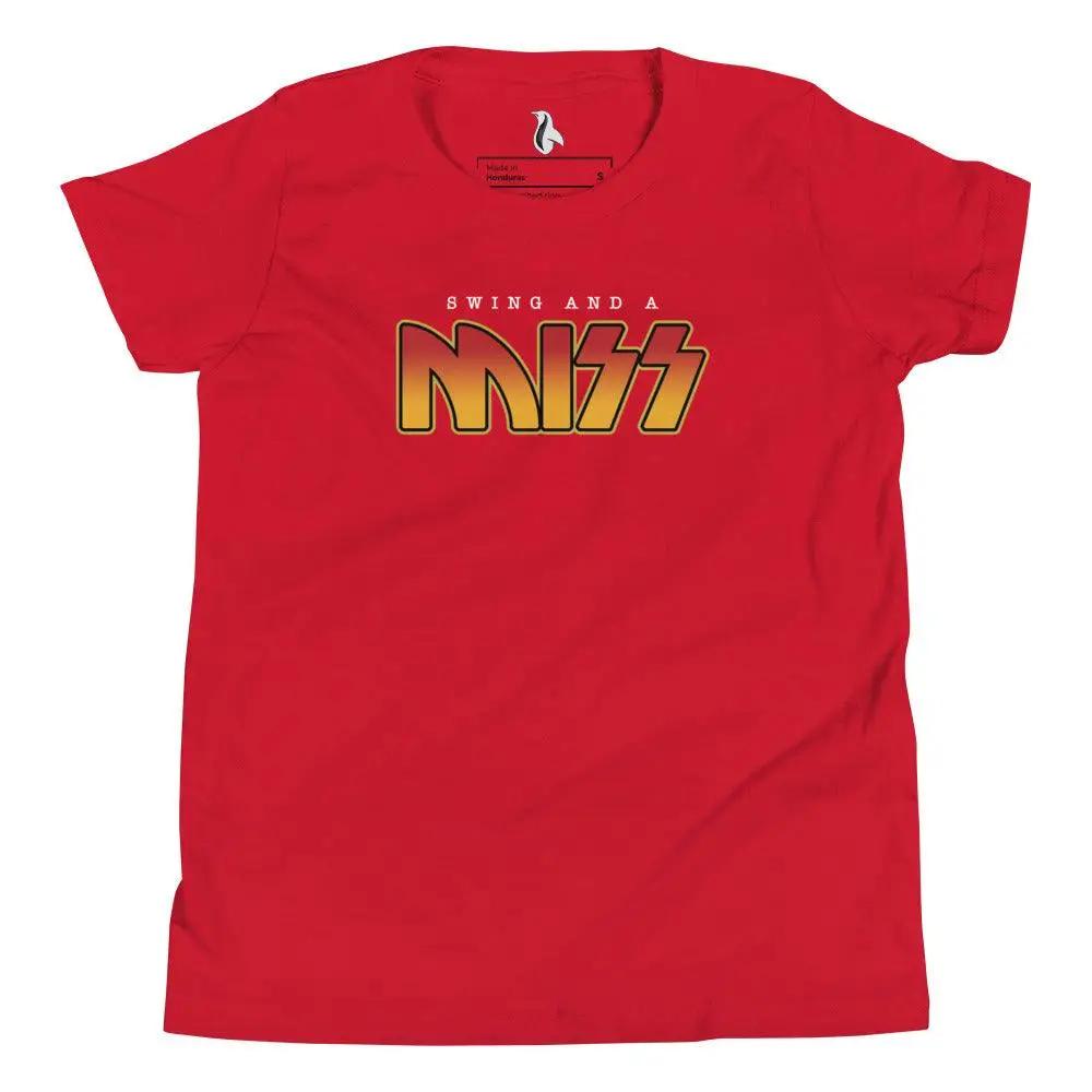Swing and a Miss Youth Short Sleeve T-Shirt VAWDesigns