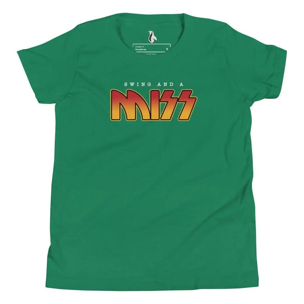 Swing and a Miss Youth Short Sleeve T-Shirt VAWDesigns