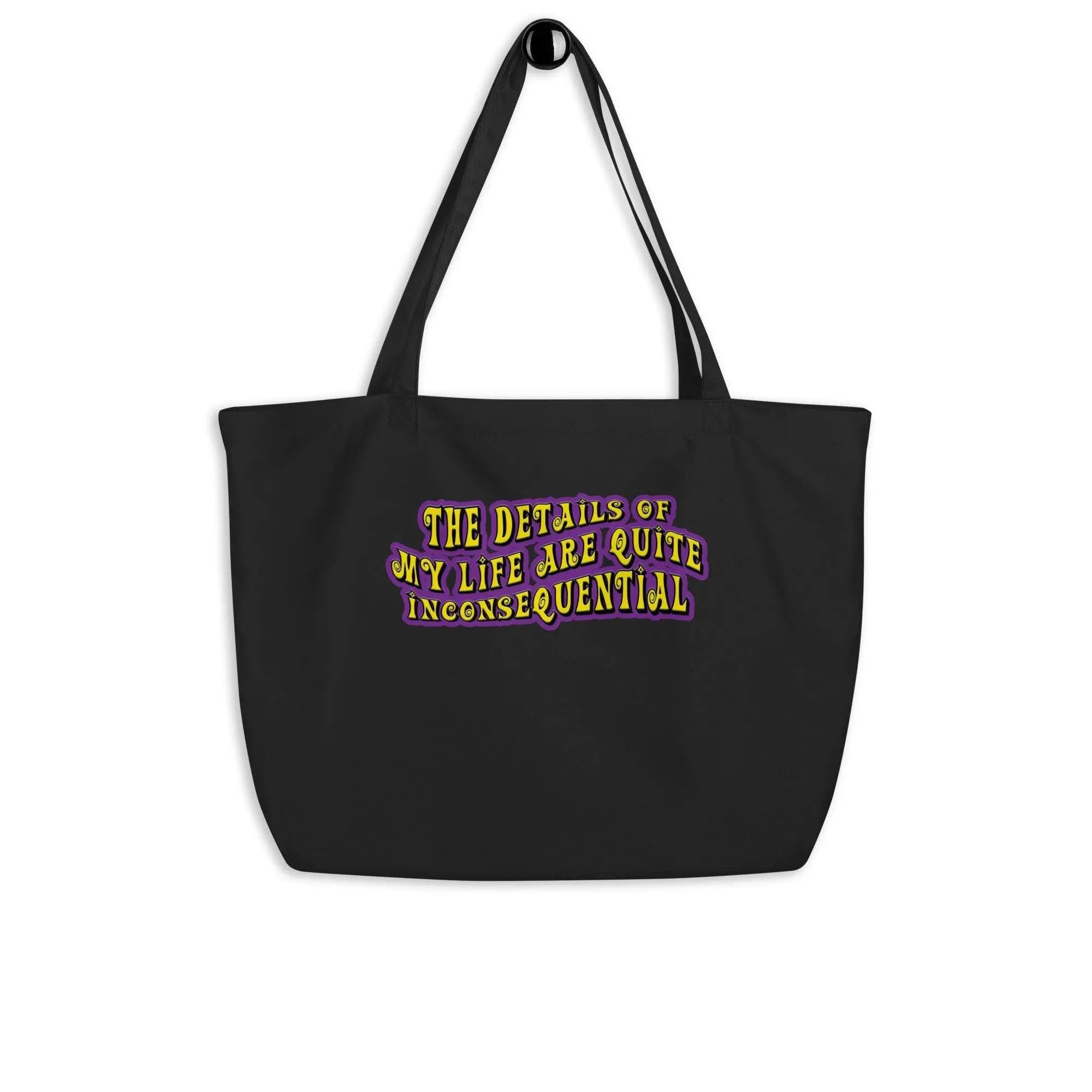 The Details of My Life...Large organic tote bag
