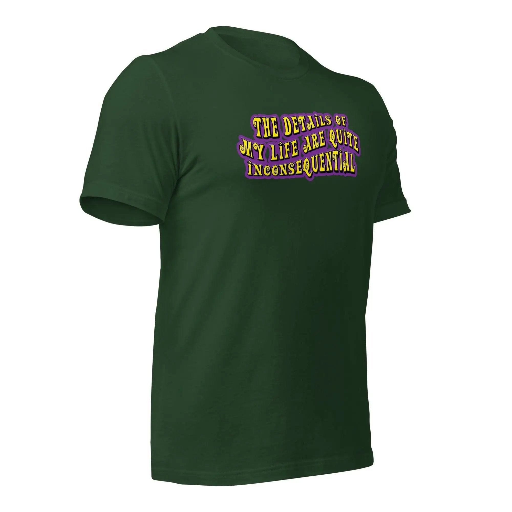 The Details of My Life... Unisex t-shirt