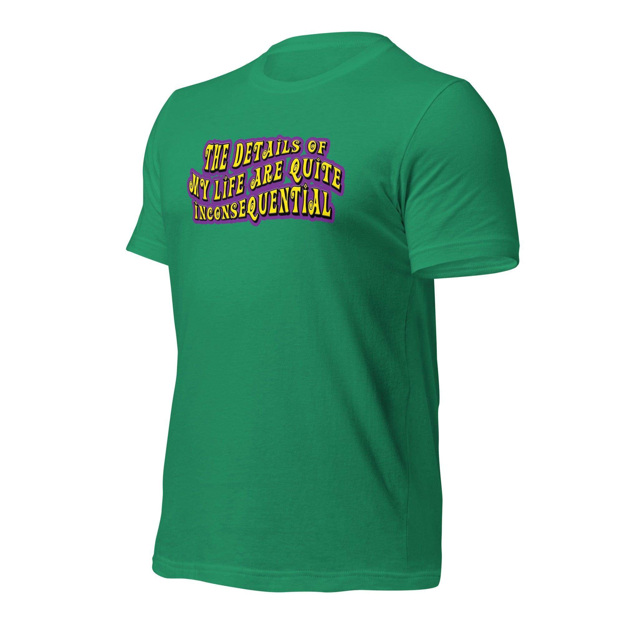 The Details of My Life... Unisex t-shirt