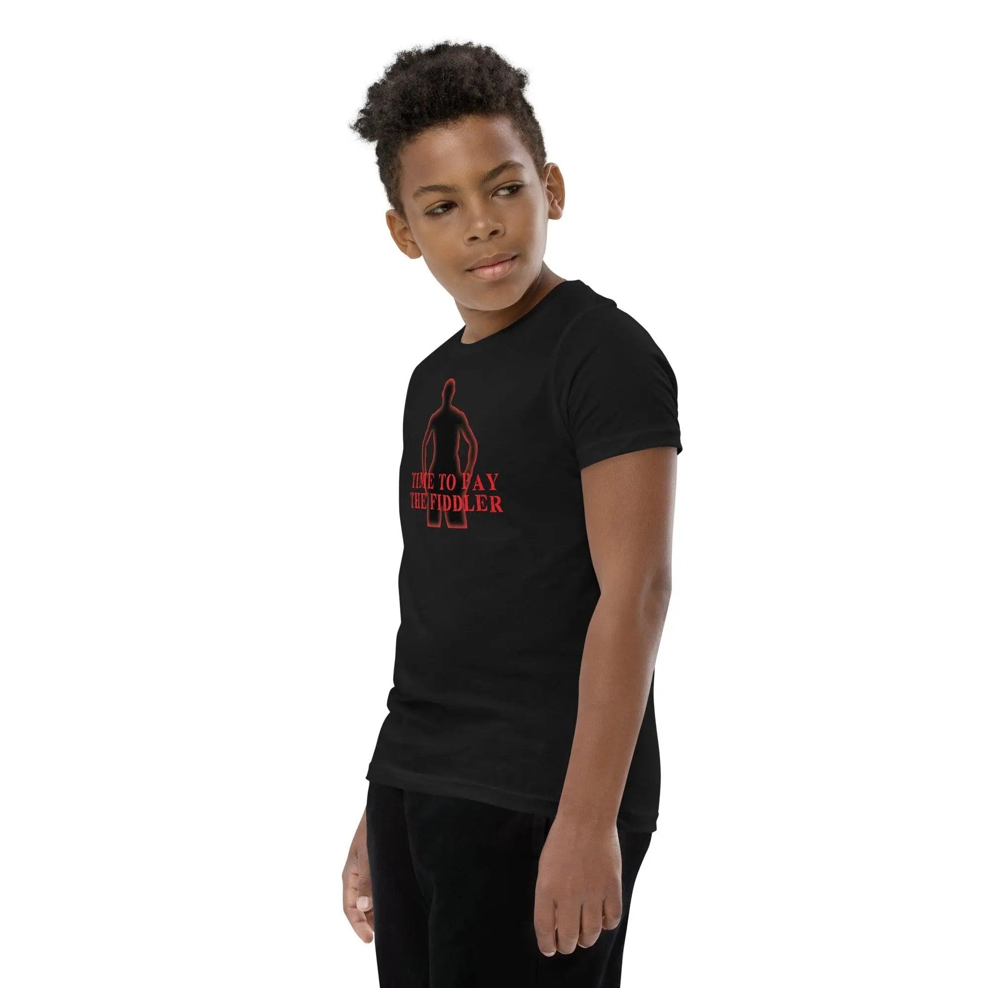 Time To Pay The Fiddler Youth Short Sleeve T-Shirt VAWDesigns