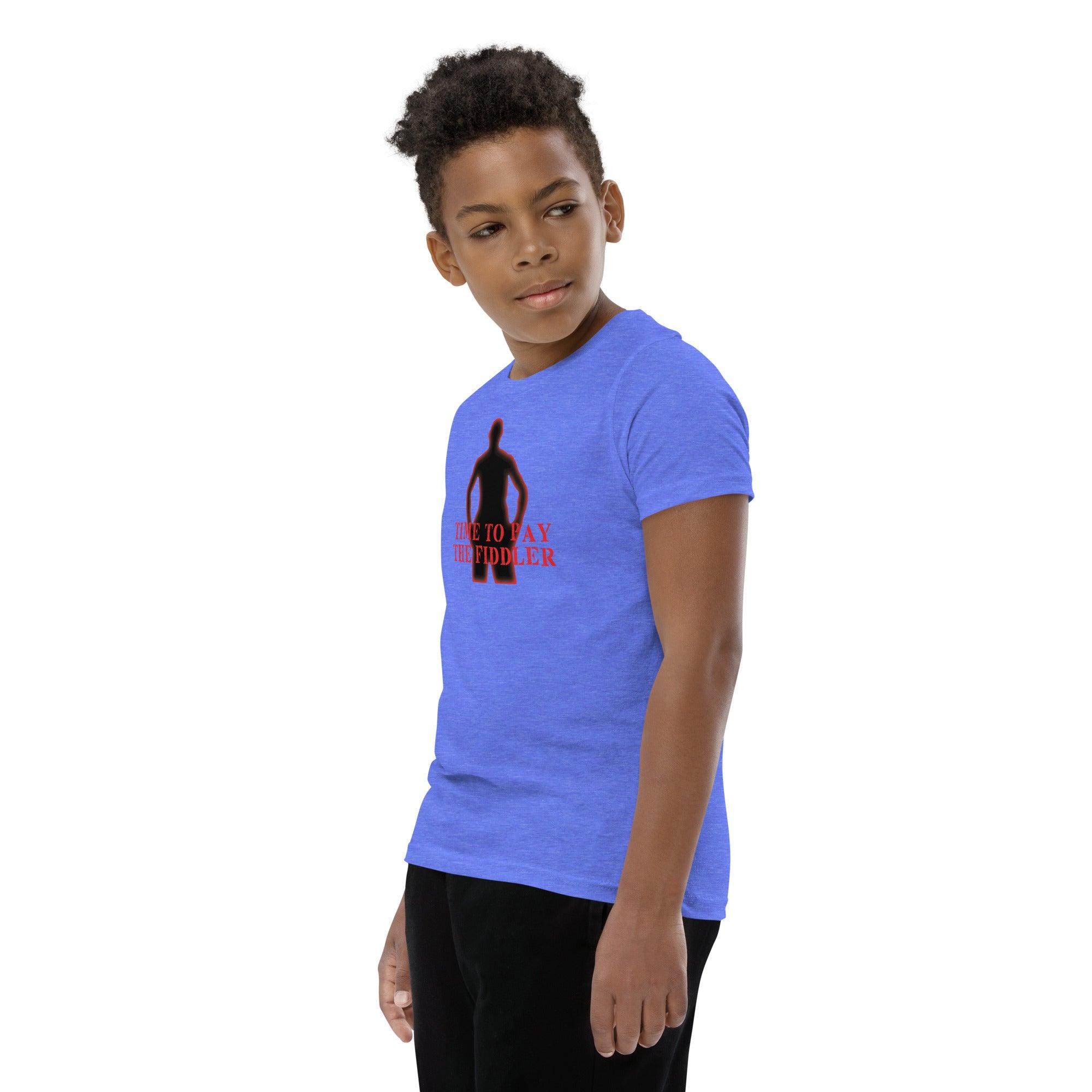 Time To Pay The Fiddler Youth Short Sleeve T-Shirt VAWDesigns