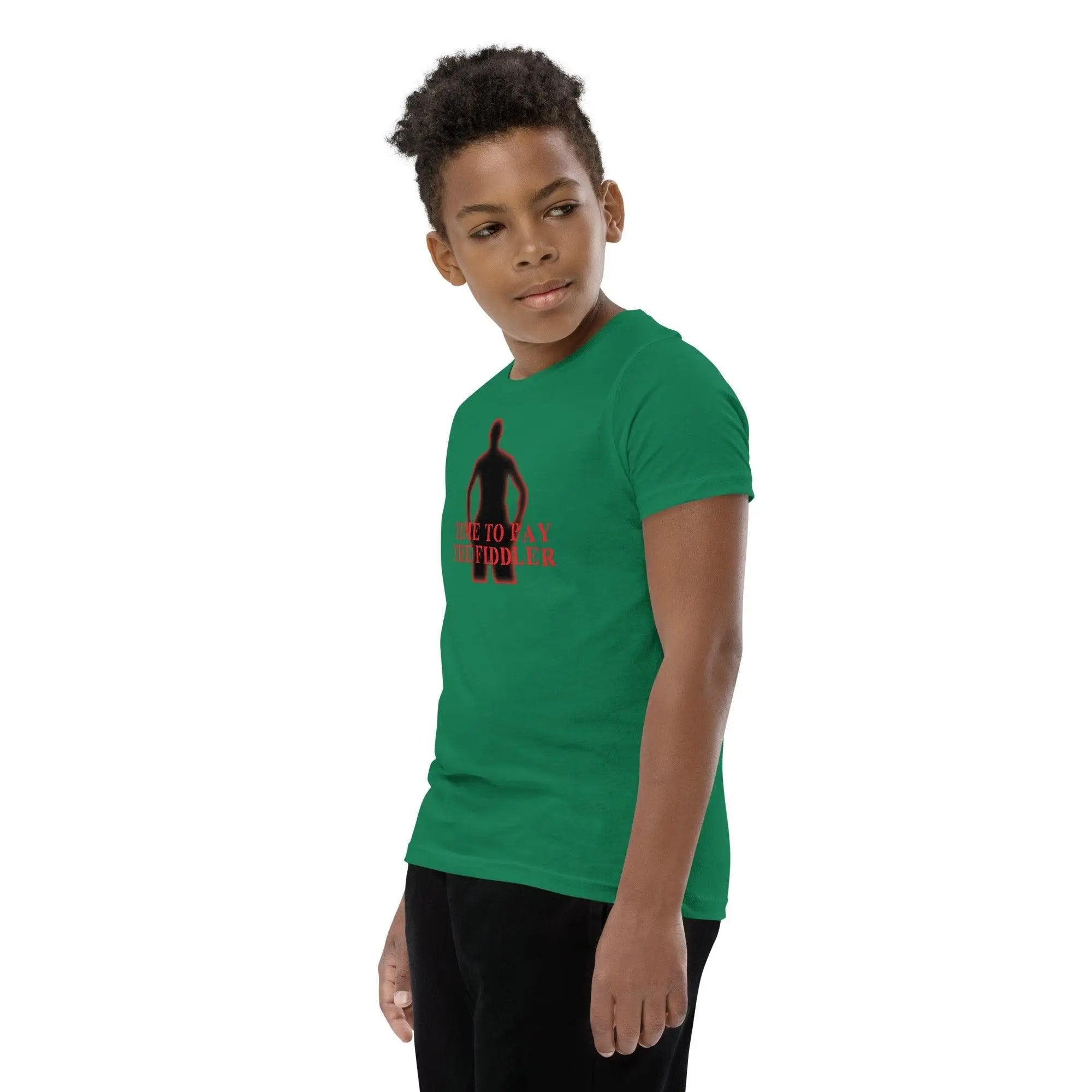 Time To Pay The Fiddler Youth Short Sleeve T-Shirt VAWDesigns