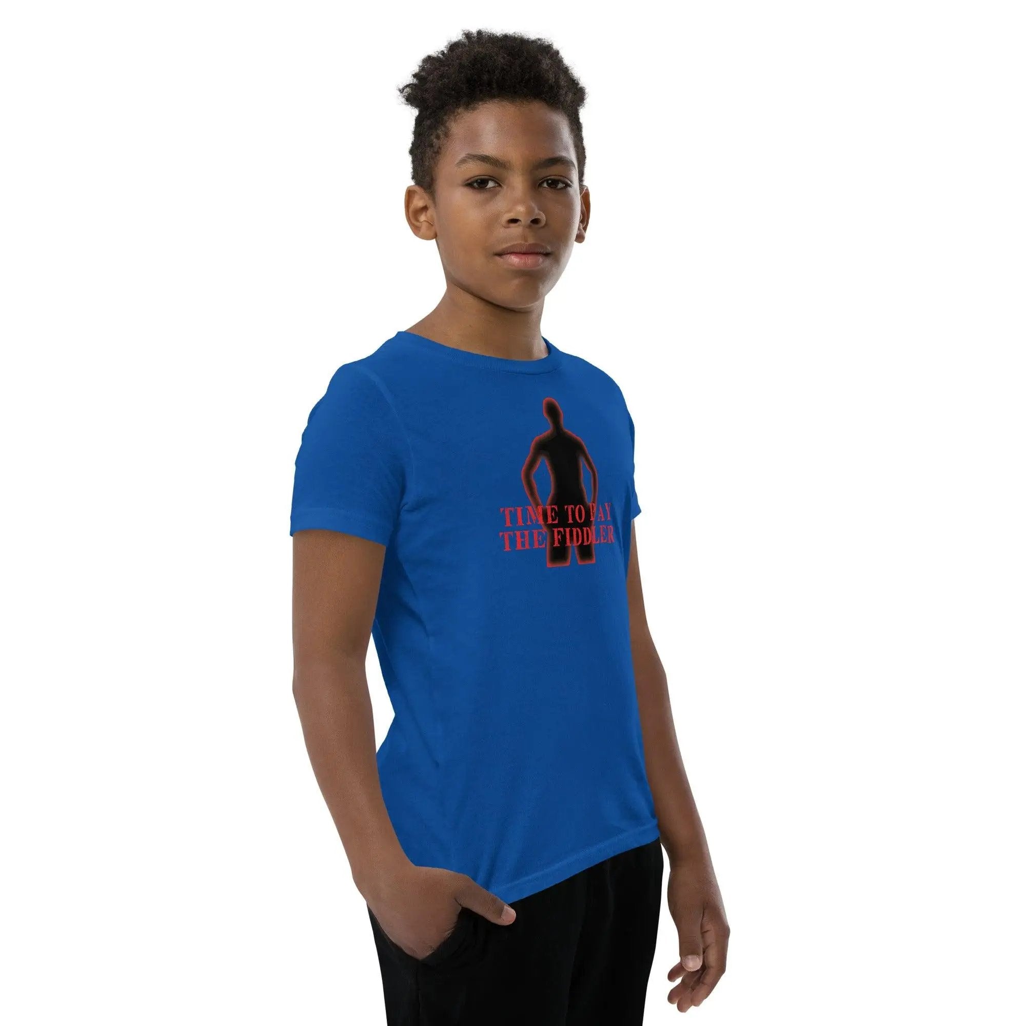 Time To Pay The Fiddler Youth Short Sleeve T-Shirt VAWDesigns