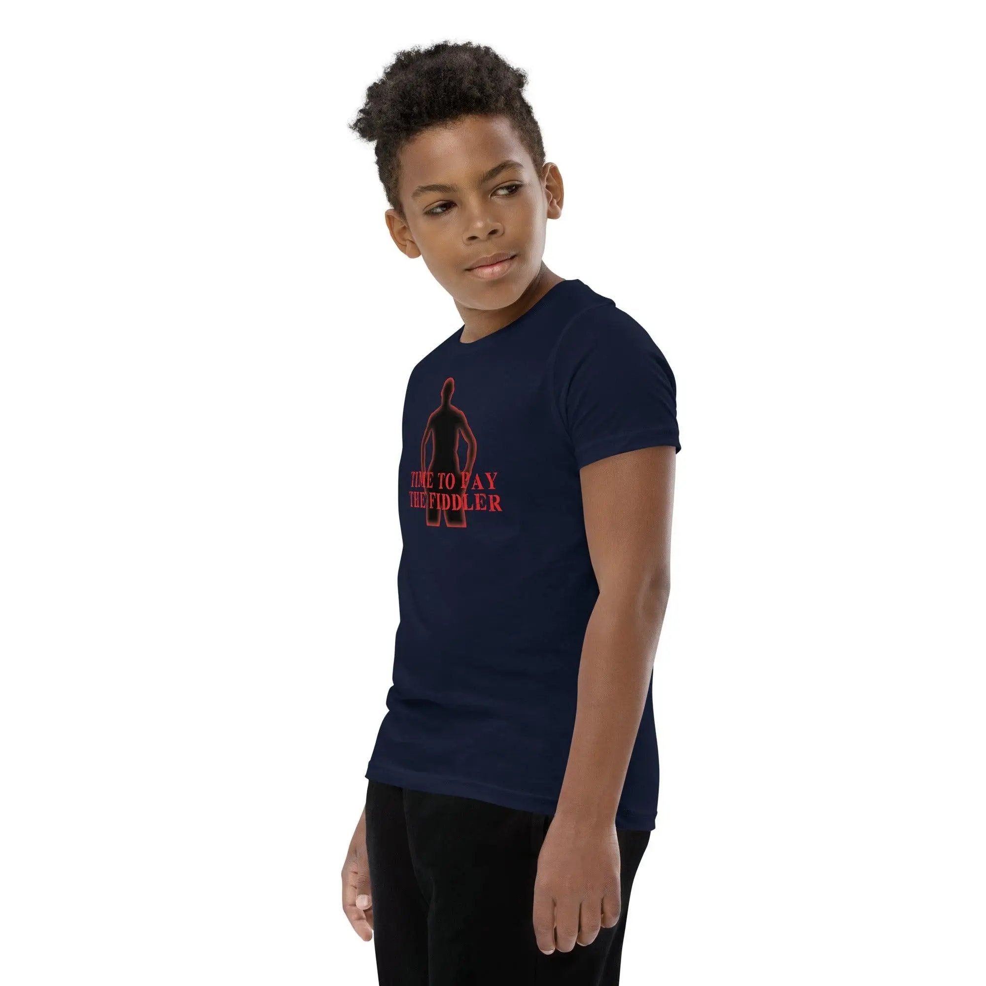 Time To Pay The Fiddler Youth Short Sleeve T-Shirt VAWDesigns