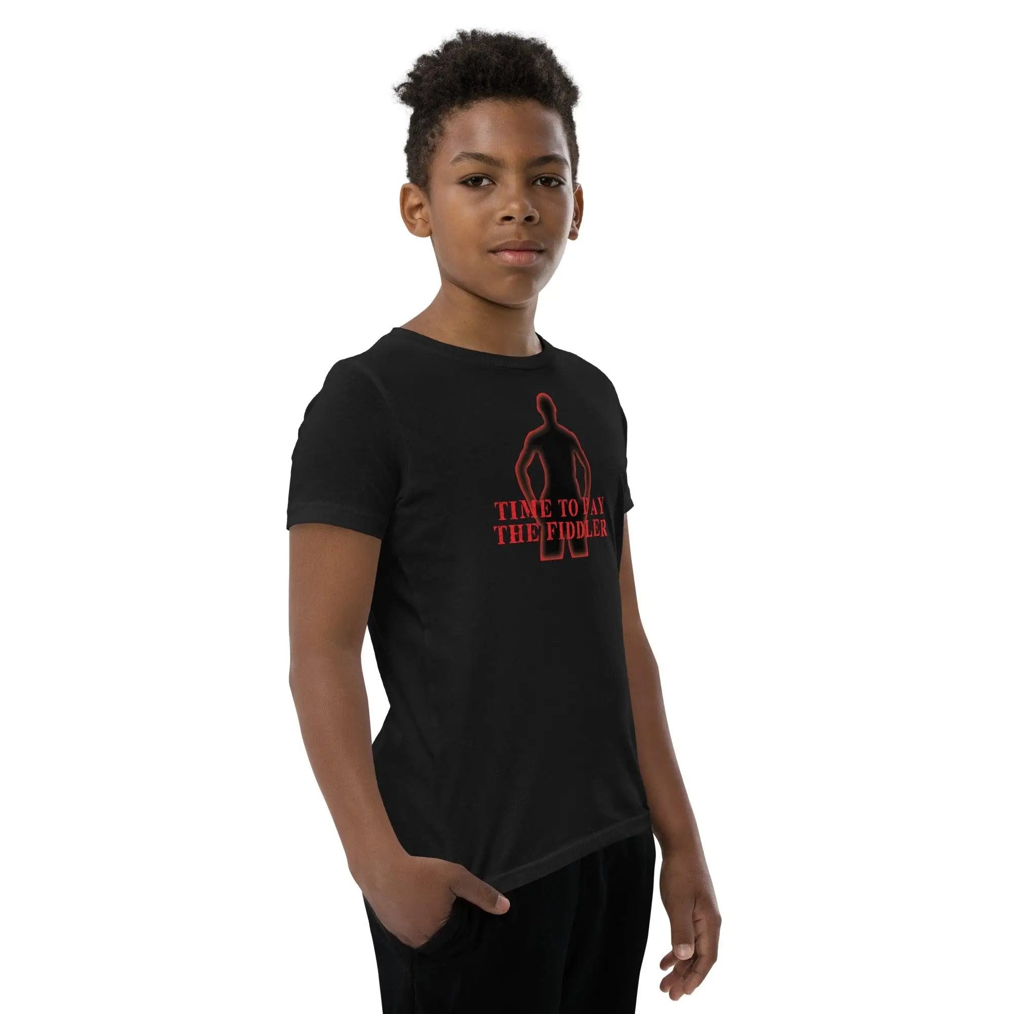 Time To Pay The Fiddler Youth Short Sleeve T-Shirt VAWDesigns
