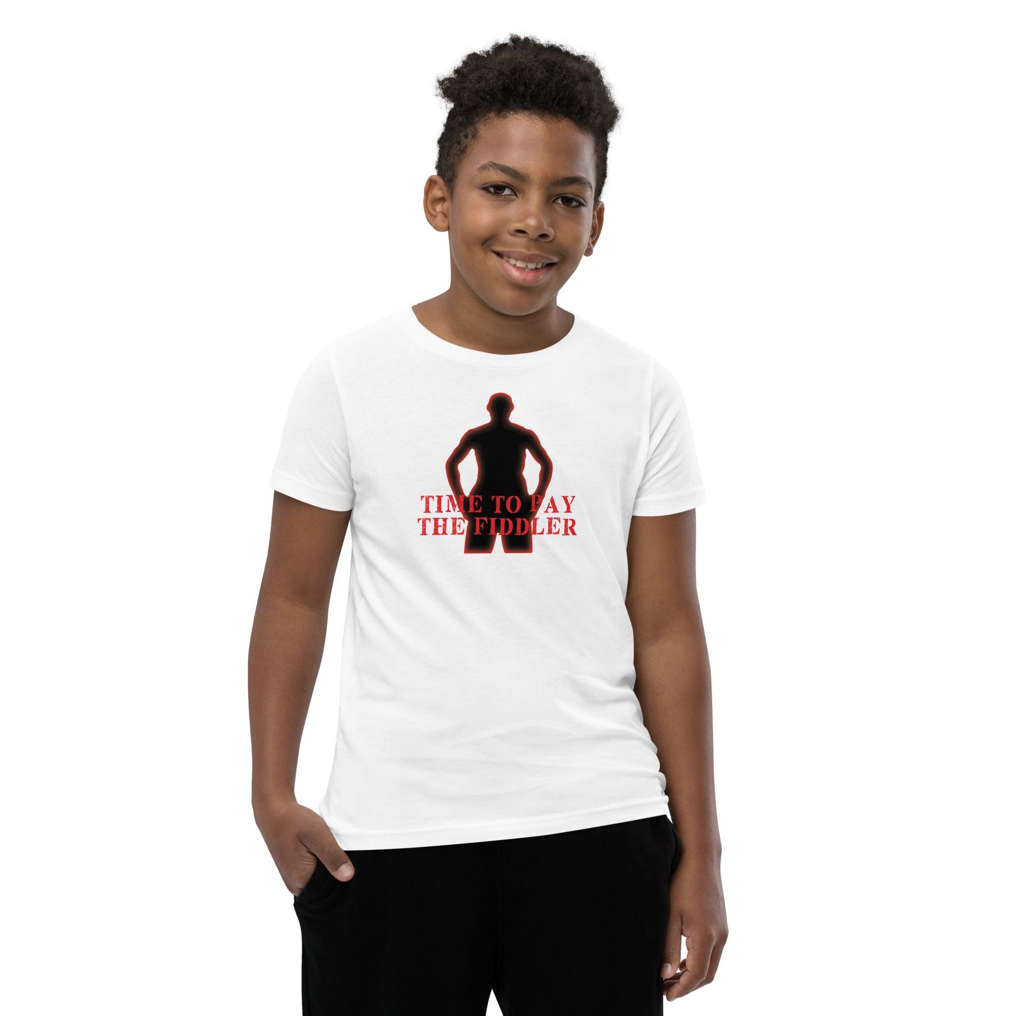 Time To Pay The Fiddler Youth Short Sleeve T-Shirt VAWDesigns