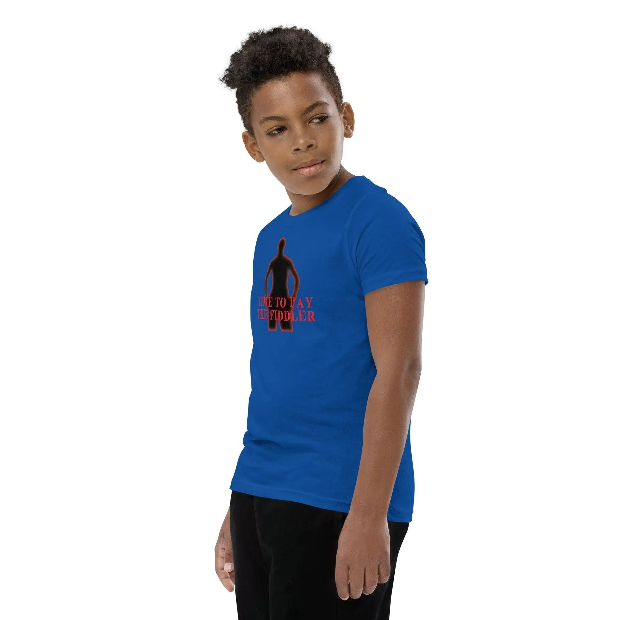 Time To Pay The Fiddler Youth Short Sleeve T-Shirt VAWDesigns
