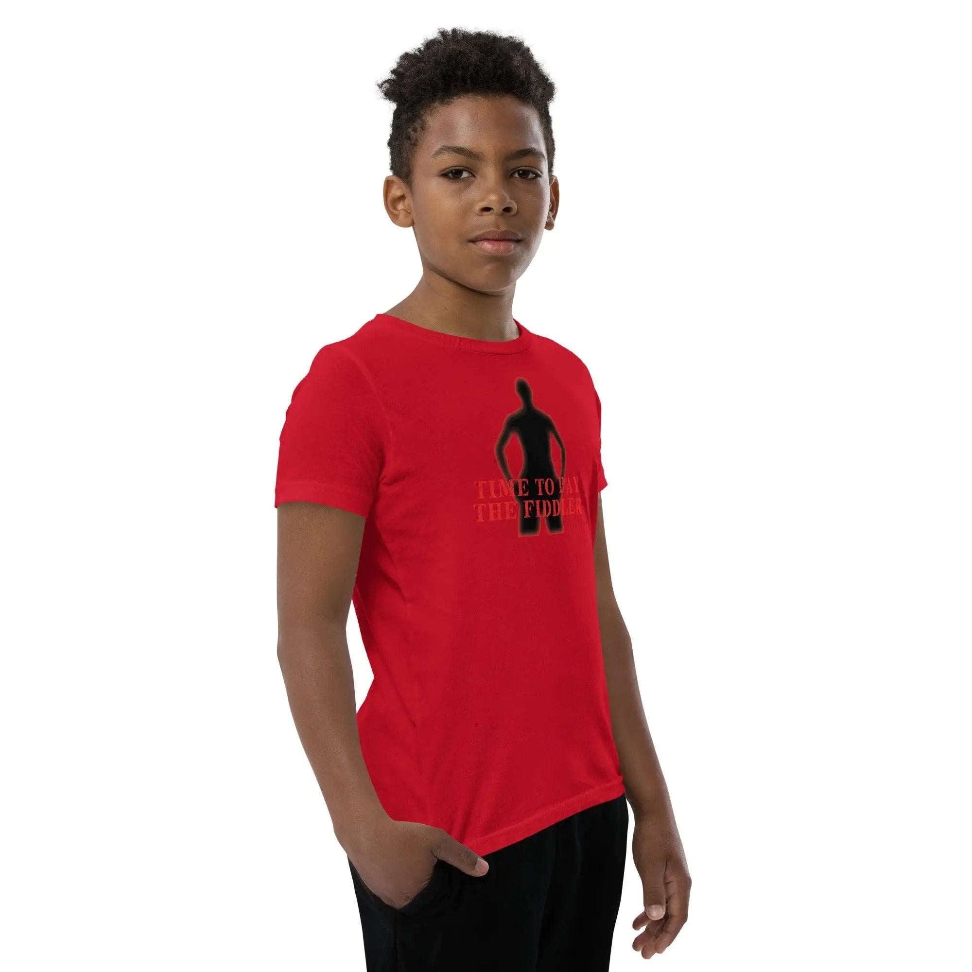 Time To Pay The Fiddler Youth Short Sleeve T-Shirt VAWDesigns