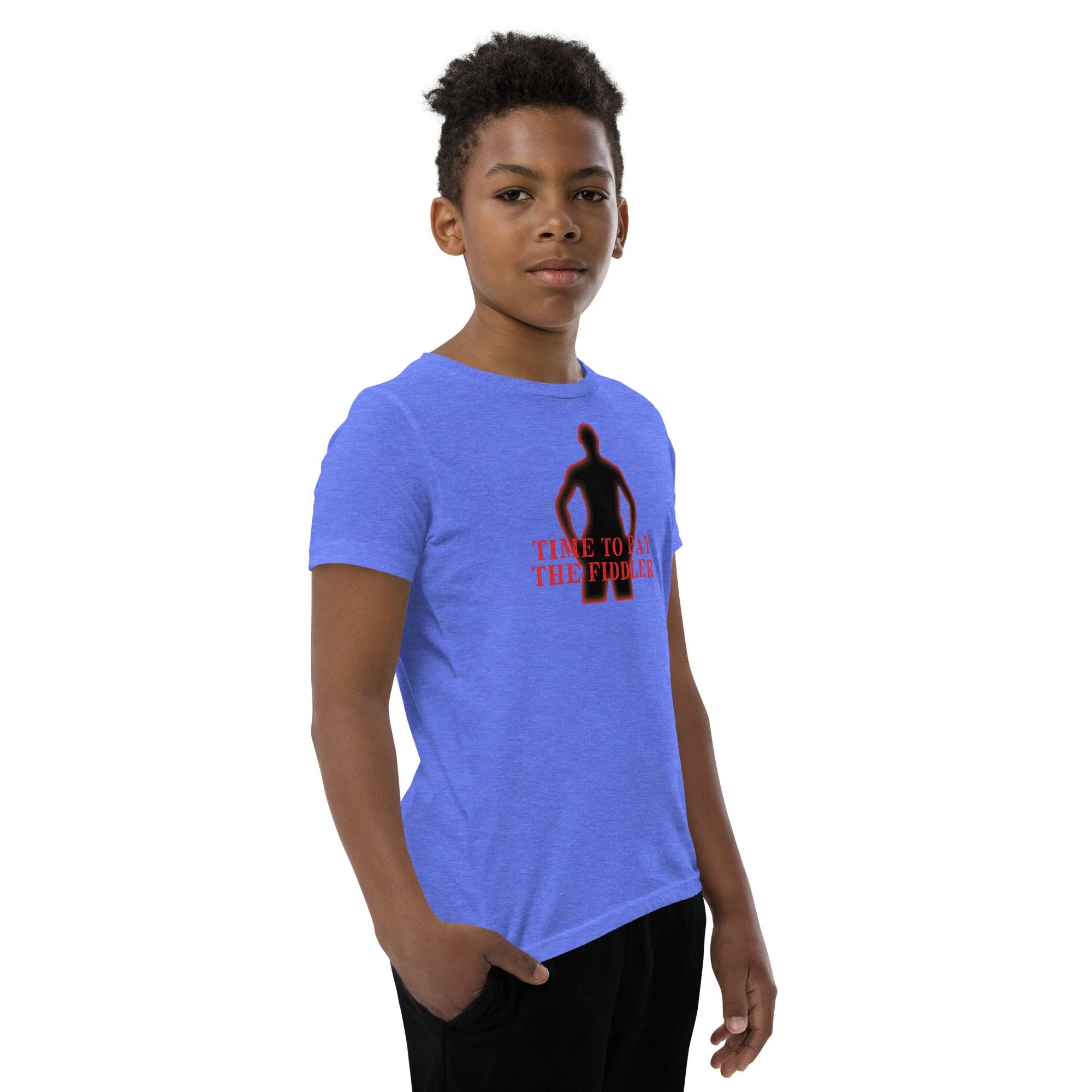 Time To Pay The Fiddler Youth Short Sleeve T-Shirt VAWDesigns