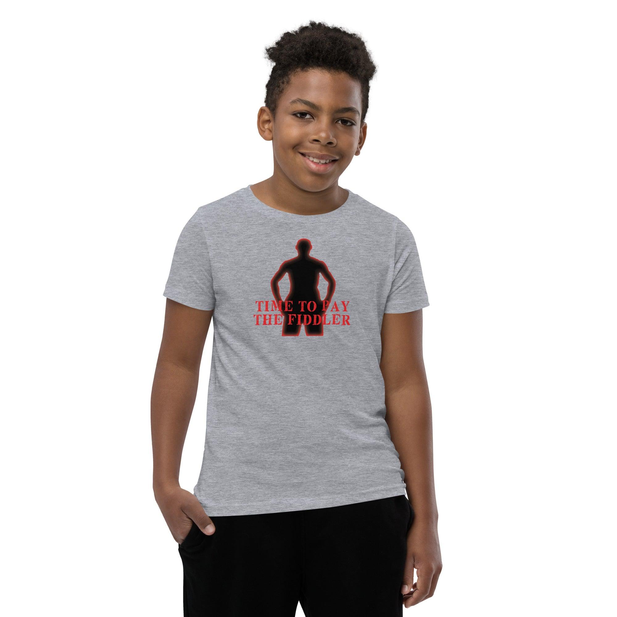 Time To Pay The Fiddler Youth Short Sleeve T-Shirt VAWDesigns