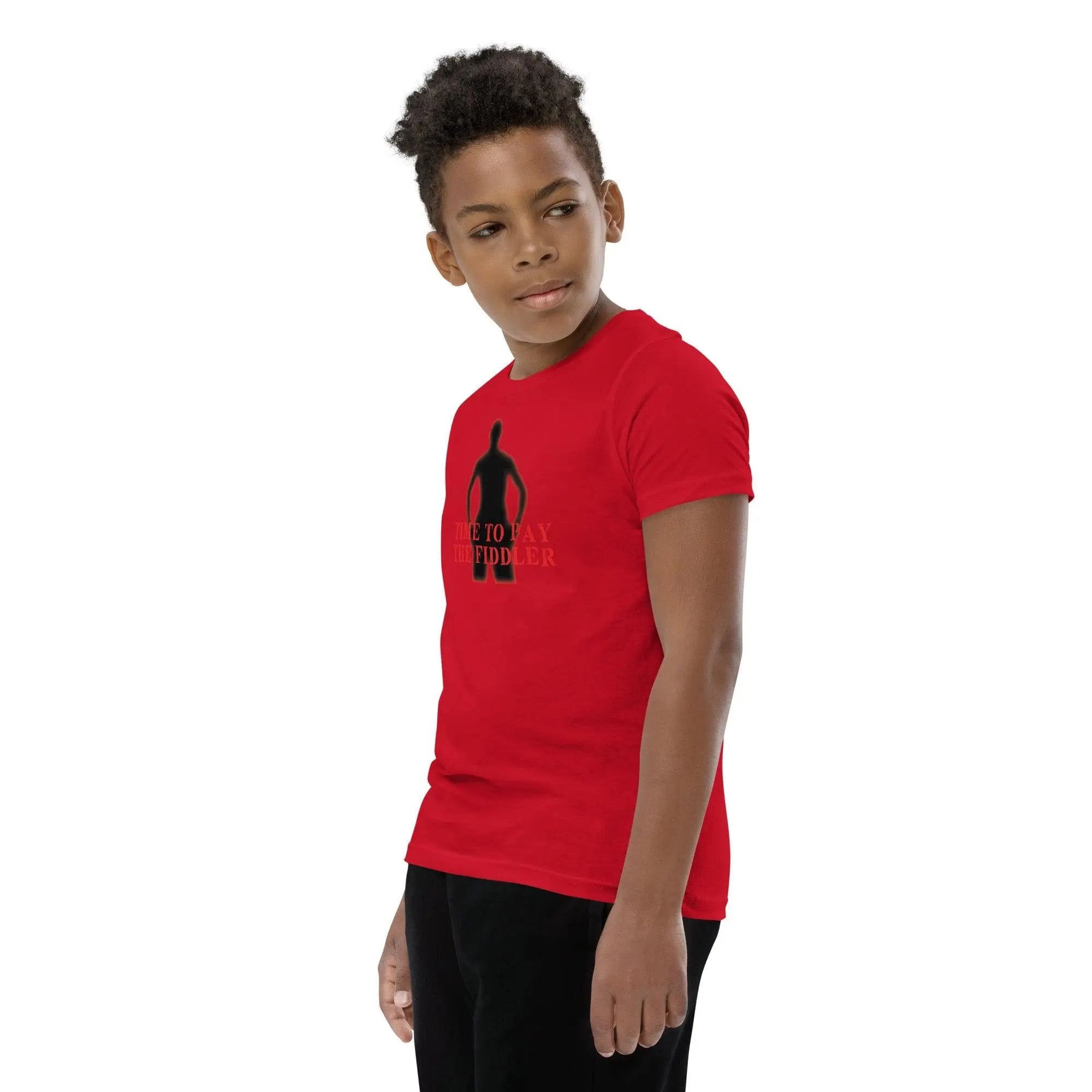 Time To Pay The Fiddler Youth Short Sleeve T-Shirt VAWDesigns