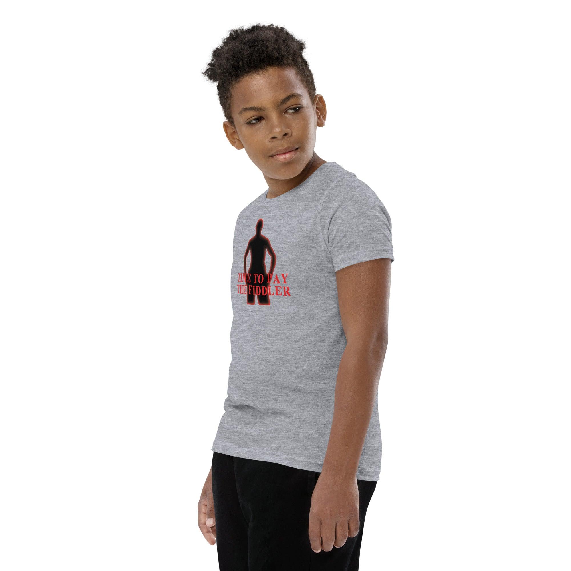 Time To Pay The Fiddler Youth Short Sleeve T-Shirt VAWDesigns