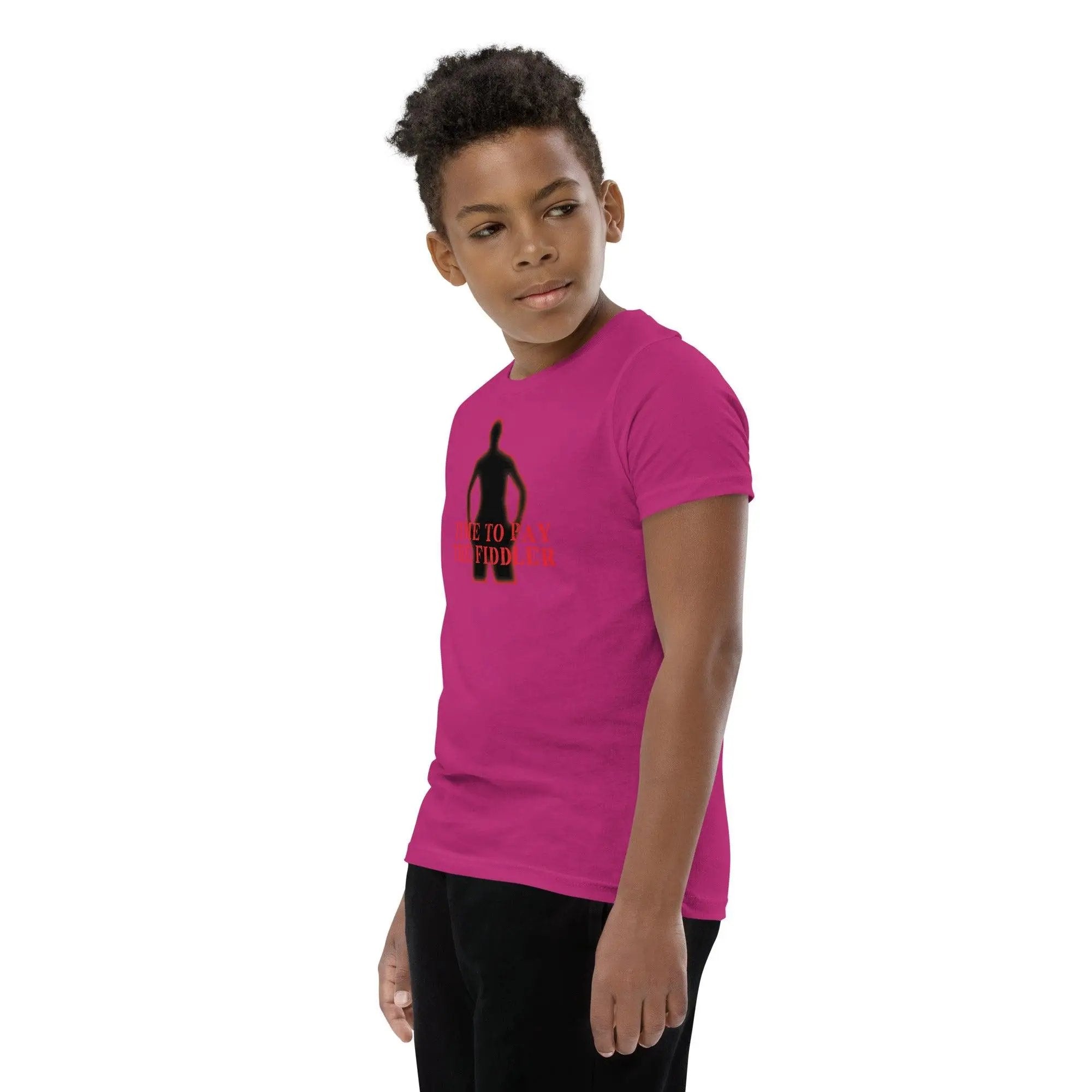 Time To Pay The Fiddler Youth Short Sleeve T-Shirt VAWDesigns