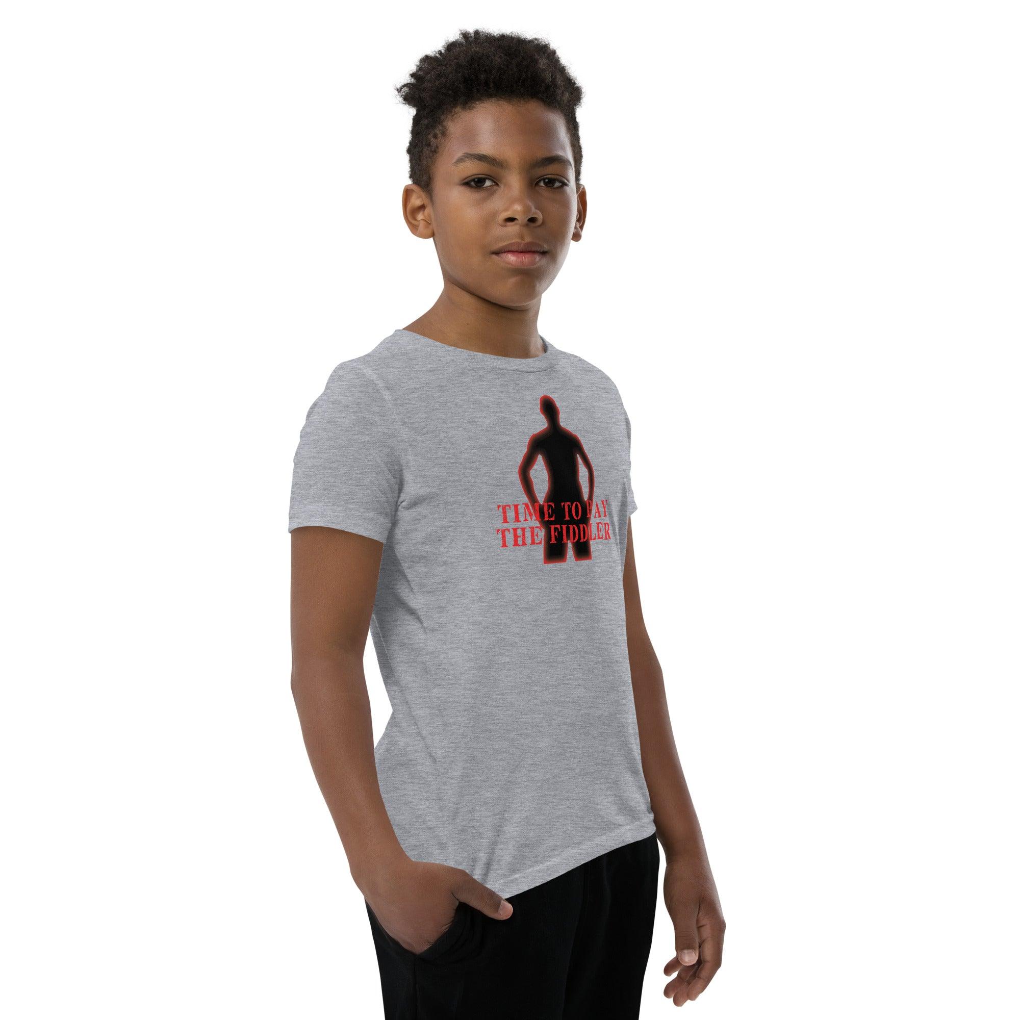 Time To Pay The Fiddler Youth Short Sleeve T-Shirt VAWDesigns